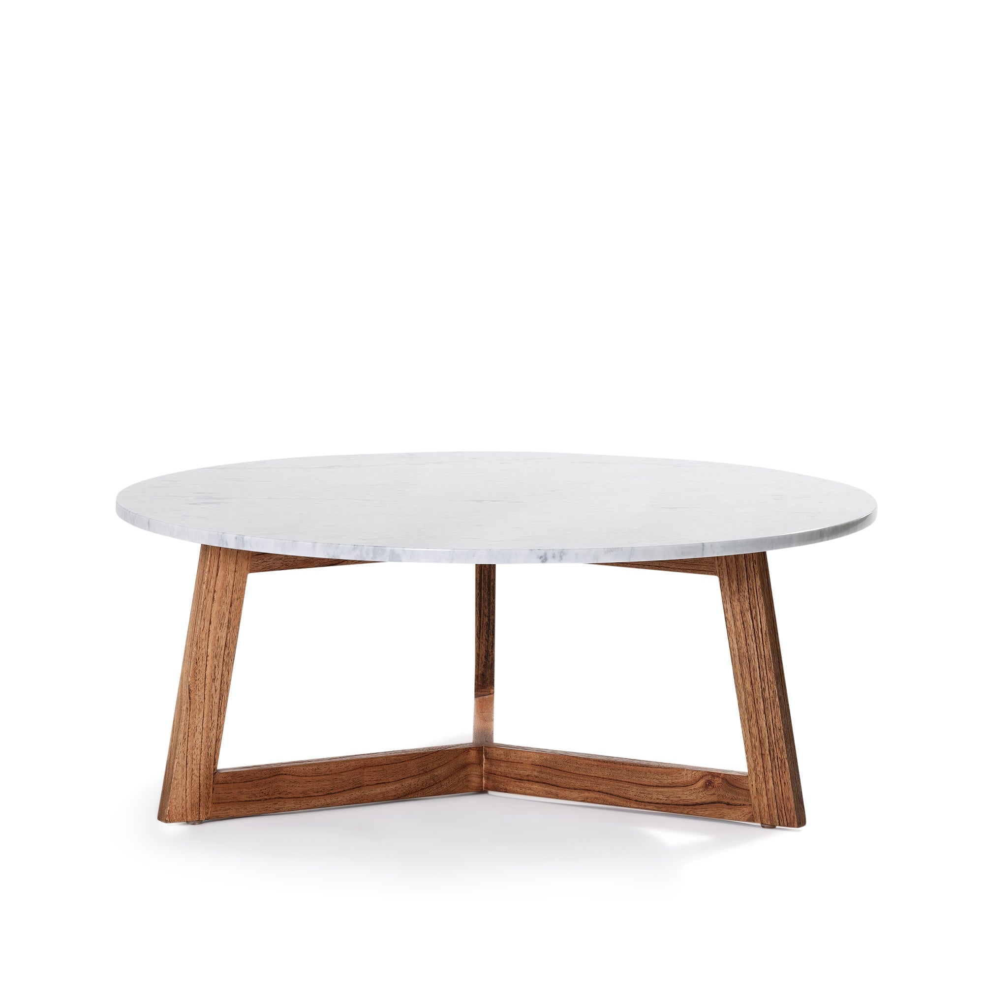 Delta Coffee Table - Antique Mindi/White Marble