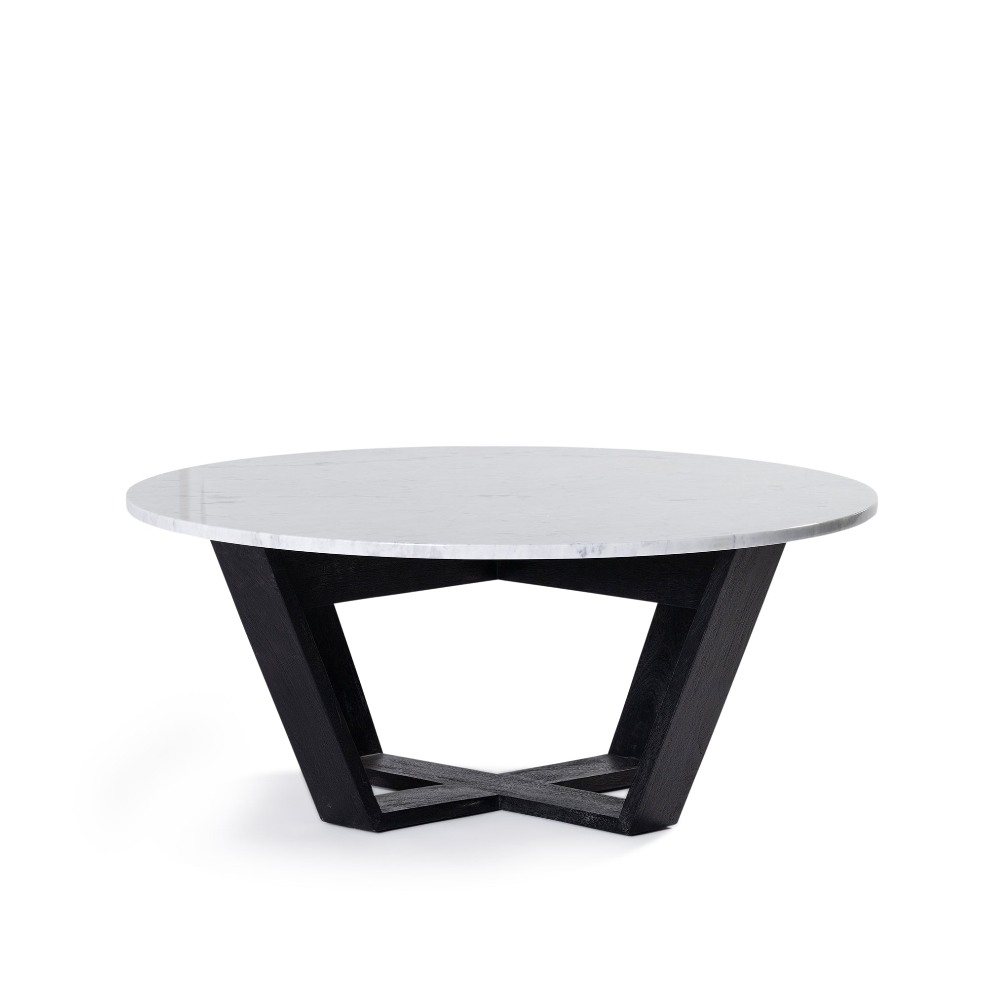 Joshua Coffee Table - Black/White Marble