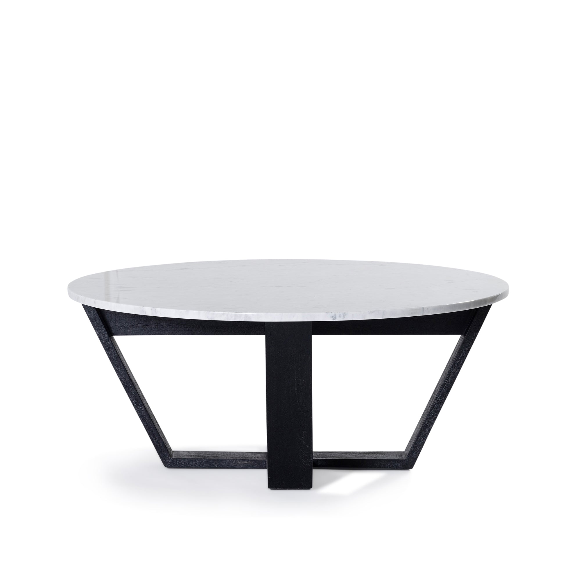 Joshua Coffee Table - Black/White Marble