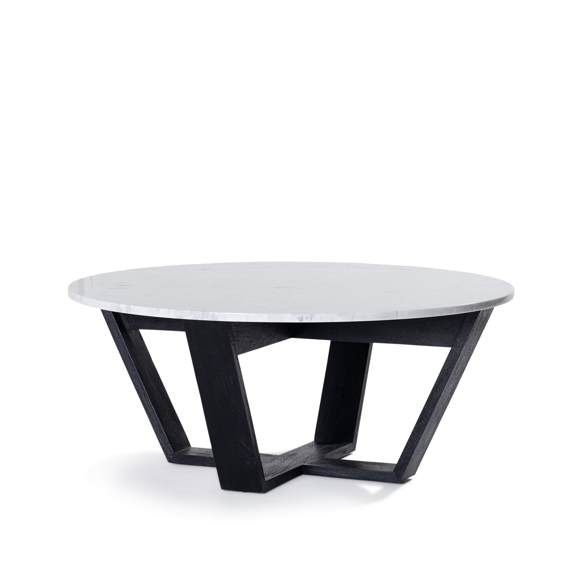 Joshua Coffee Table - Black/White Marble