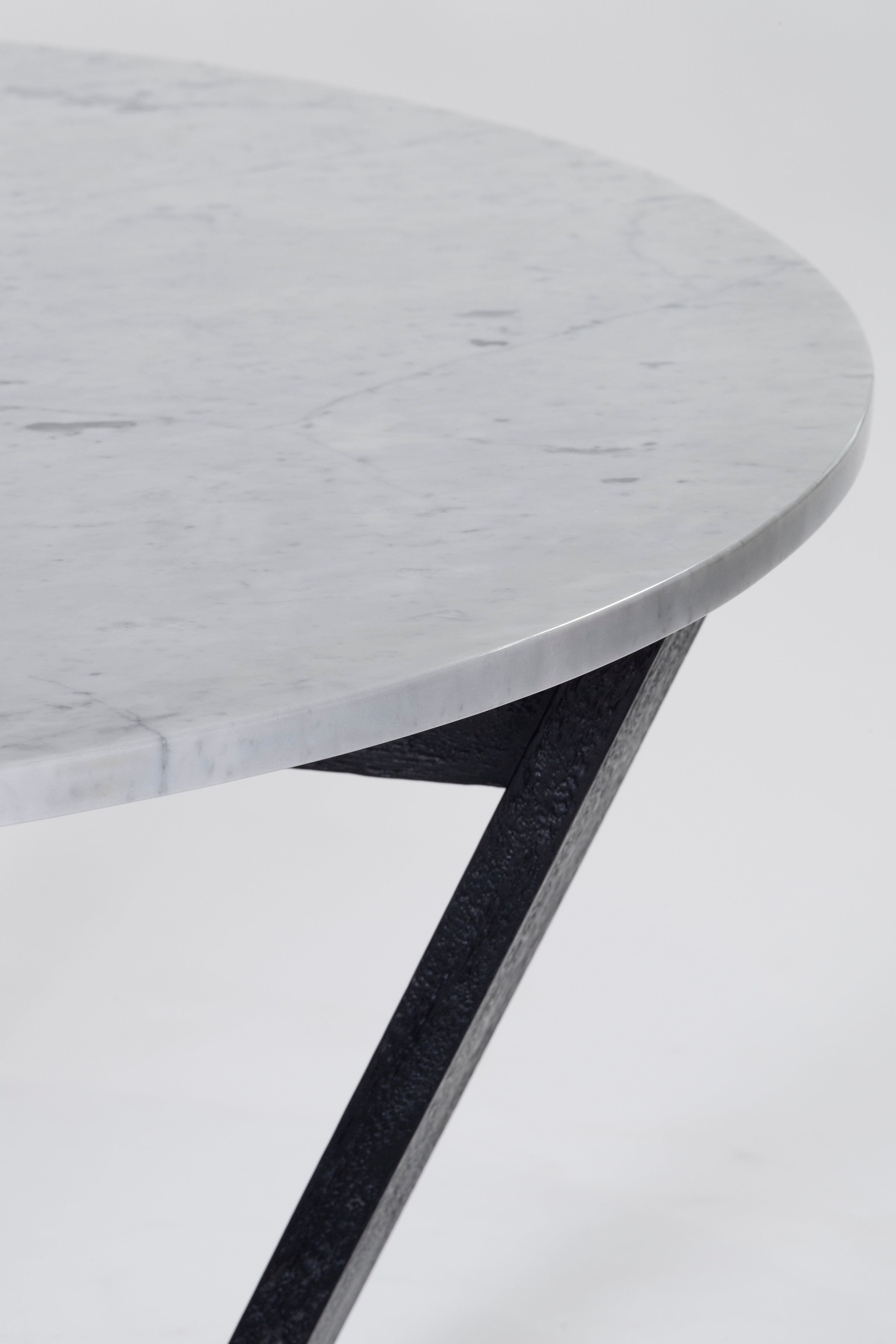 Joshua Coffee Table - Black/White Marble