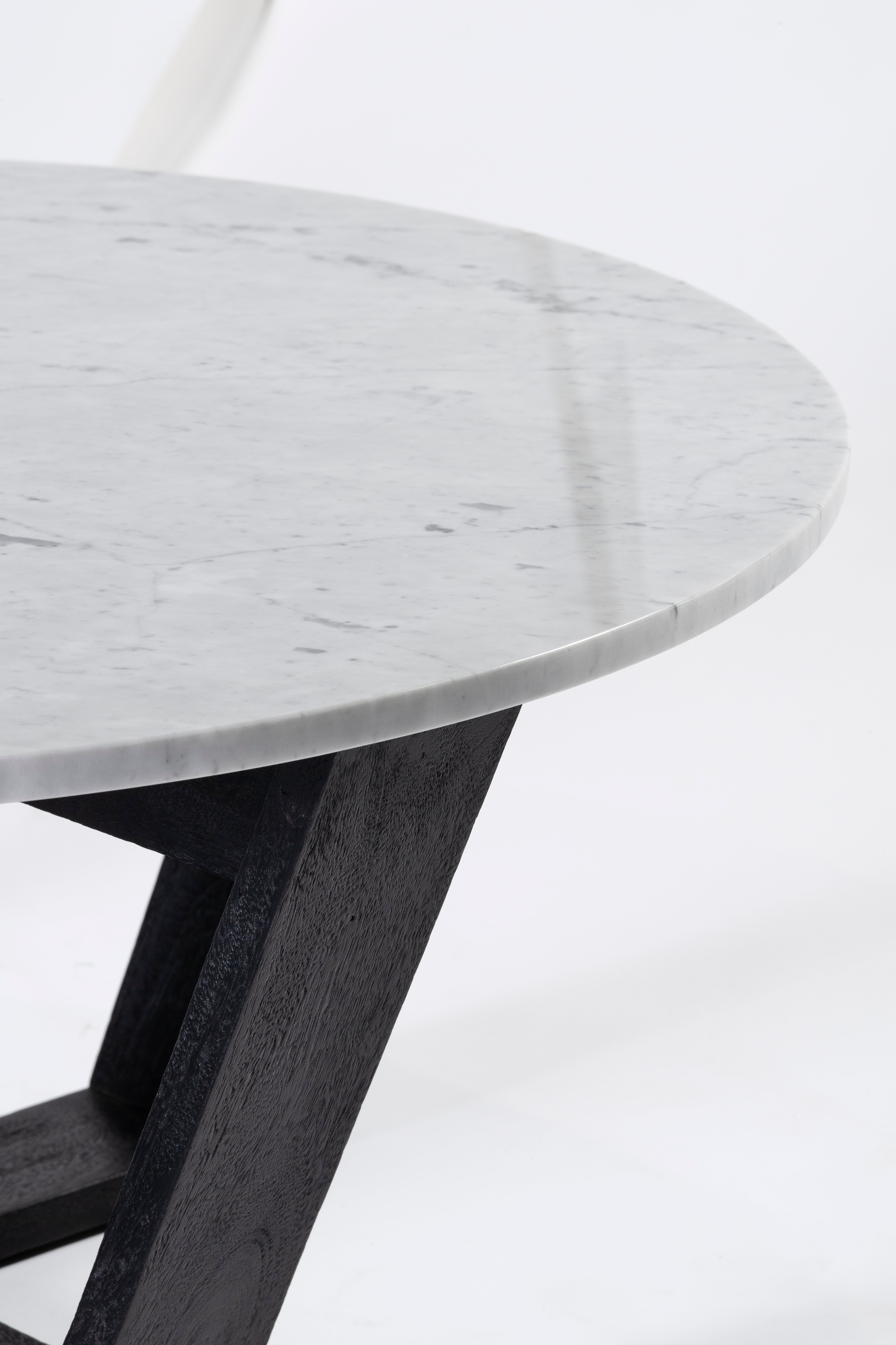Joshua Coffee Table - Black/White Marble
