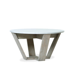 Joshua Coffee Table - Grey Wash/White Marble
