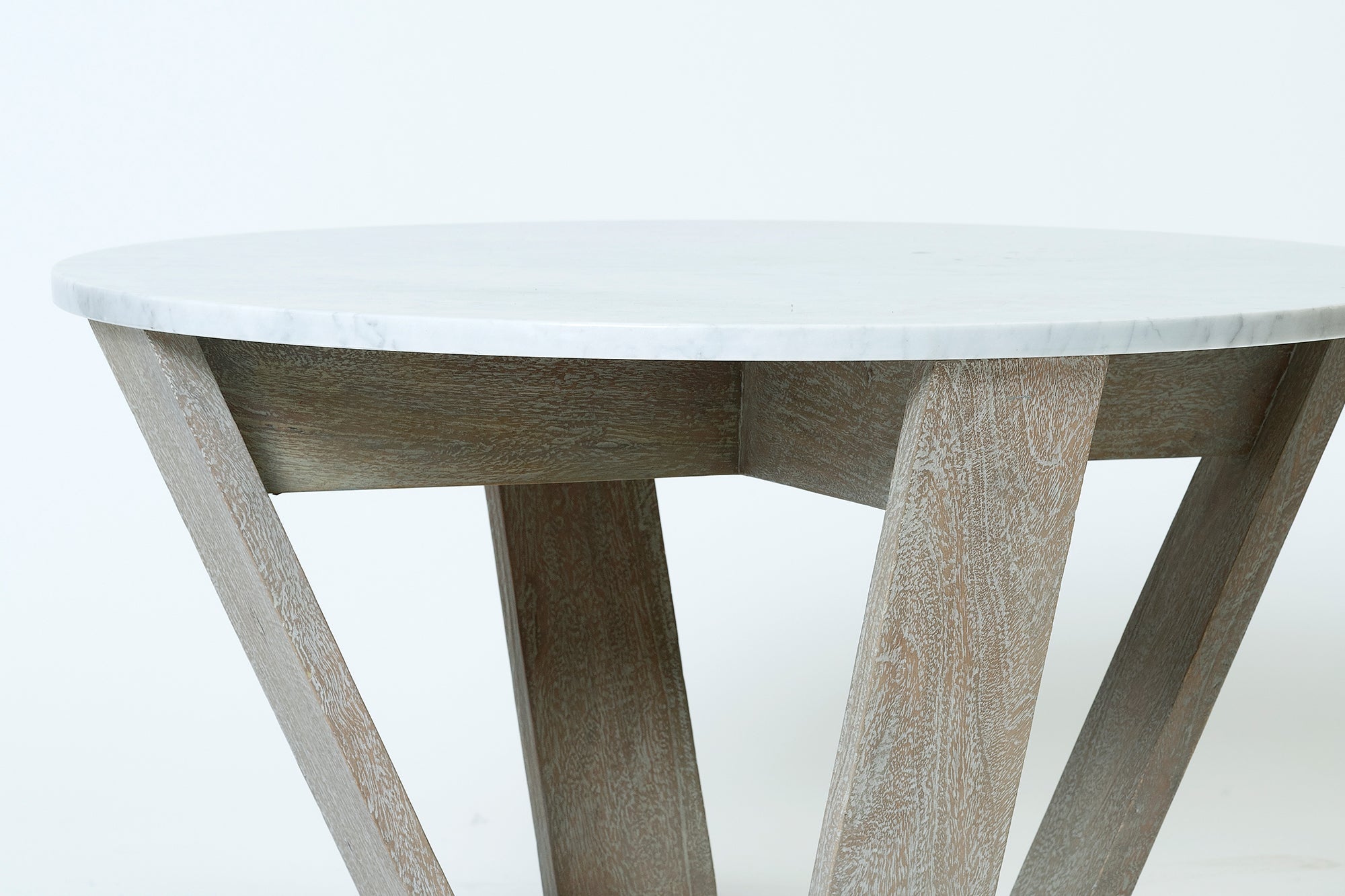 Joshua Coffee Table - Grey Wash/White Marble
