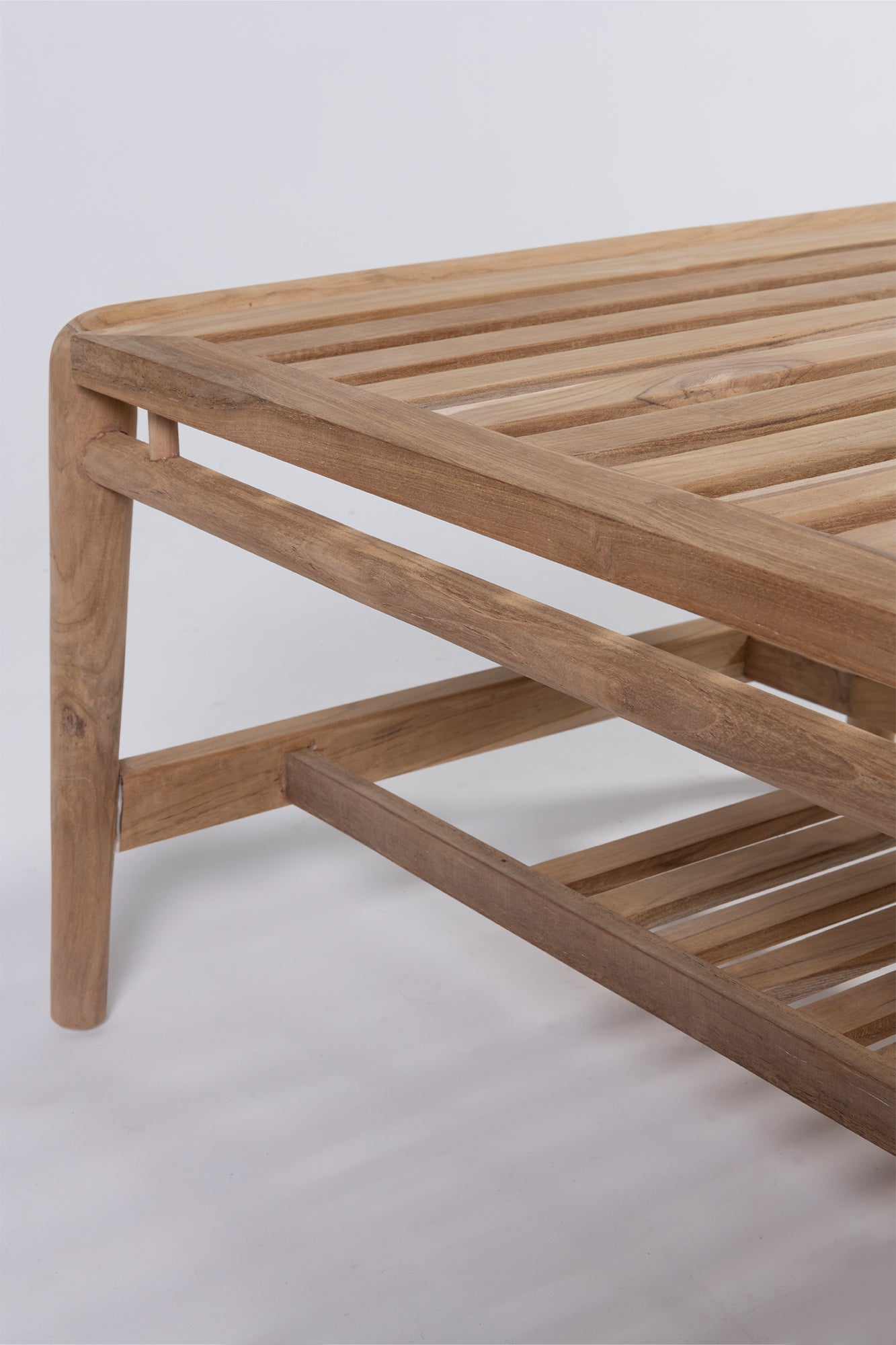 Teak Metro Coffee Table - Raw