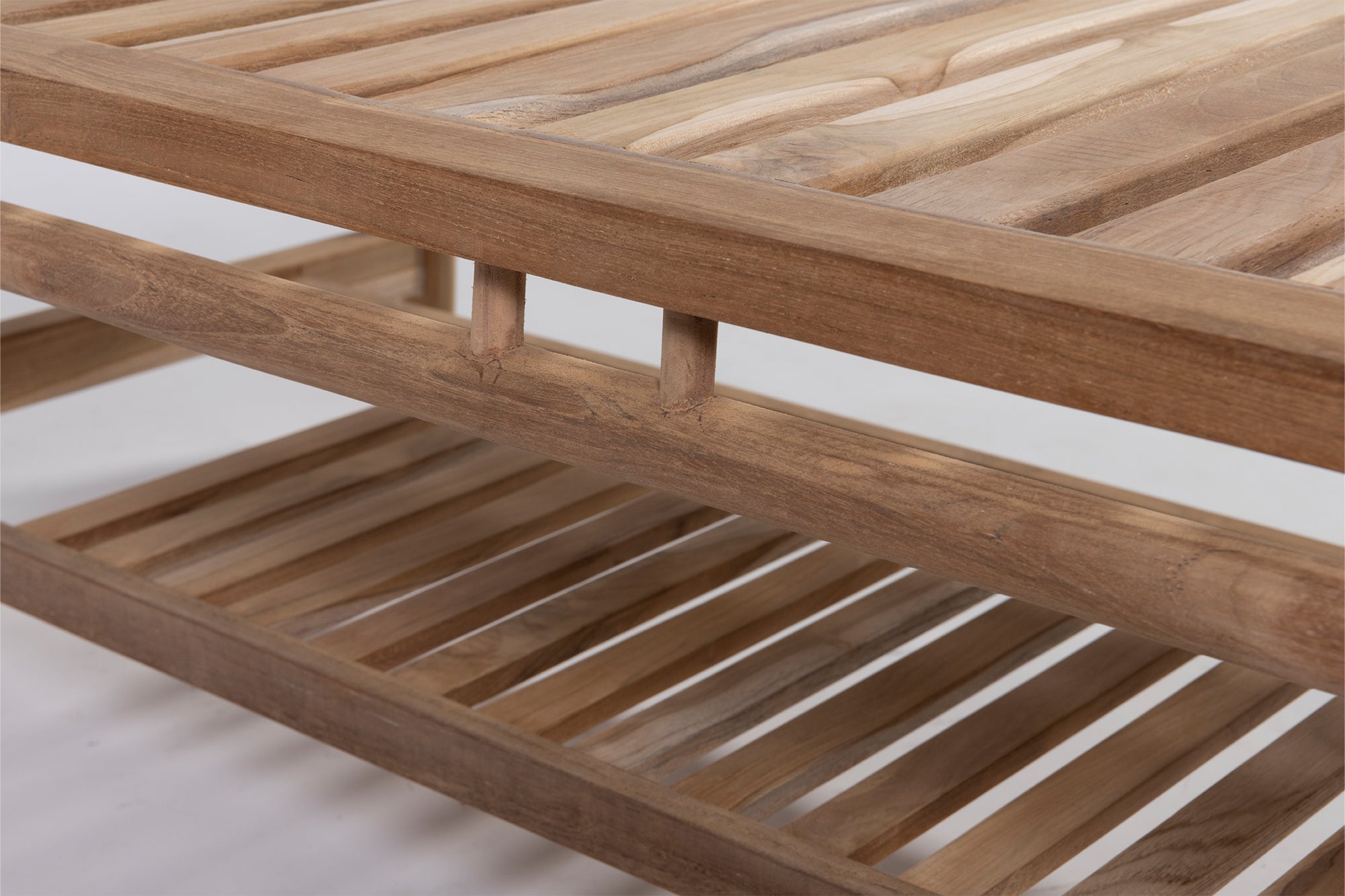 Teak Metro Coffee Table - Raw