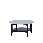 Norveau Coffee Table - Black/White Marble