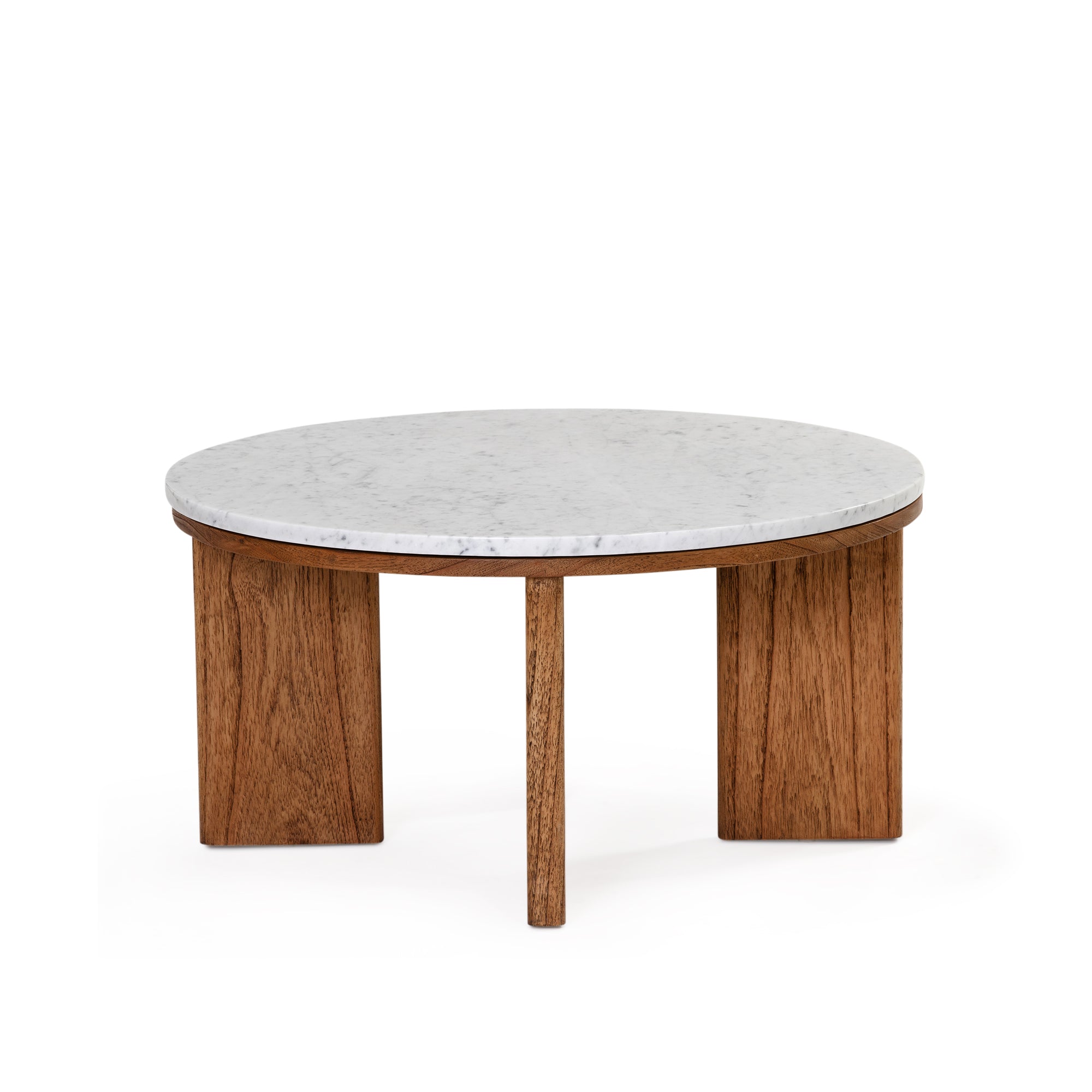 West Coffee Table - Antique Mindi/Marble