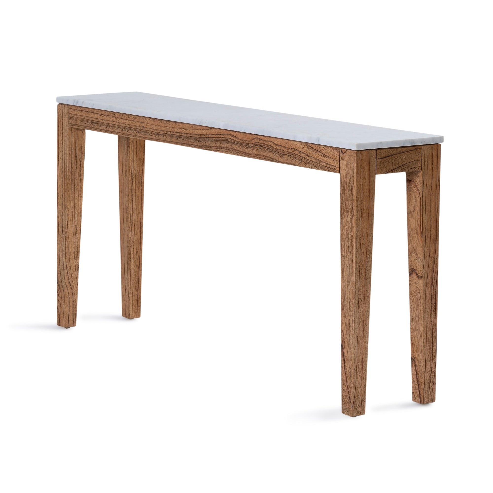 Buddha Console - Antique Mindi/White Marble
