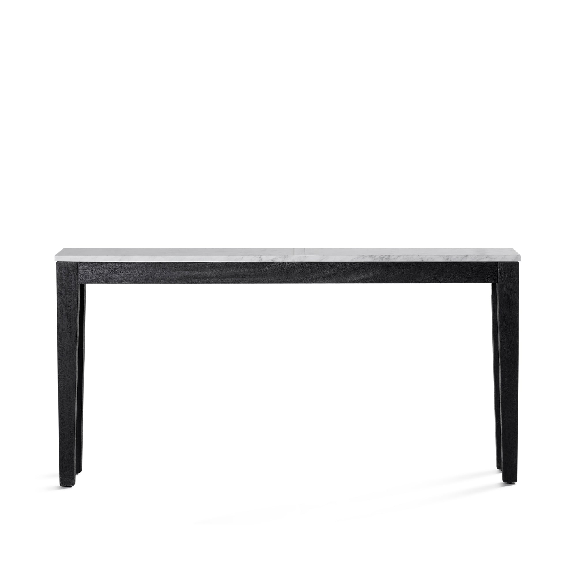 Buddha Console - Black/White Marble