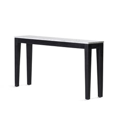 Buddha Console - Black/White Marble