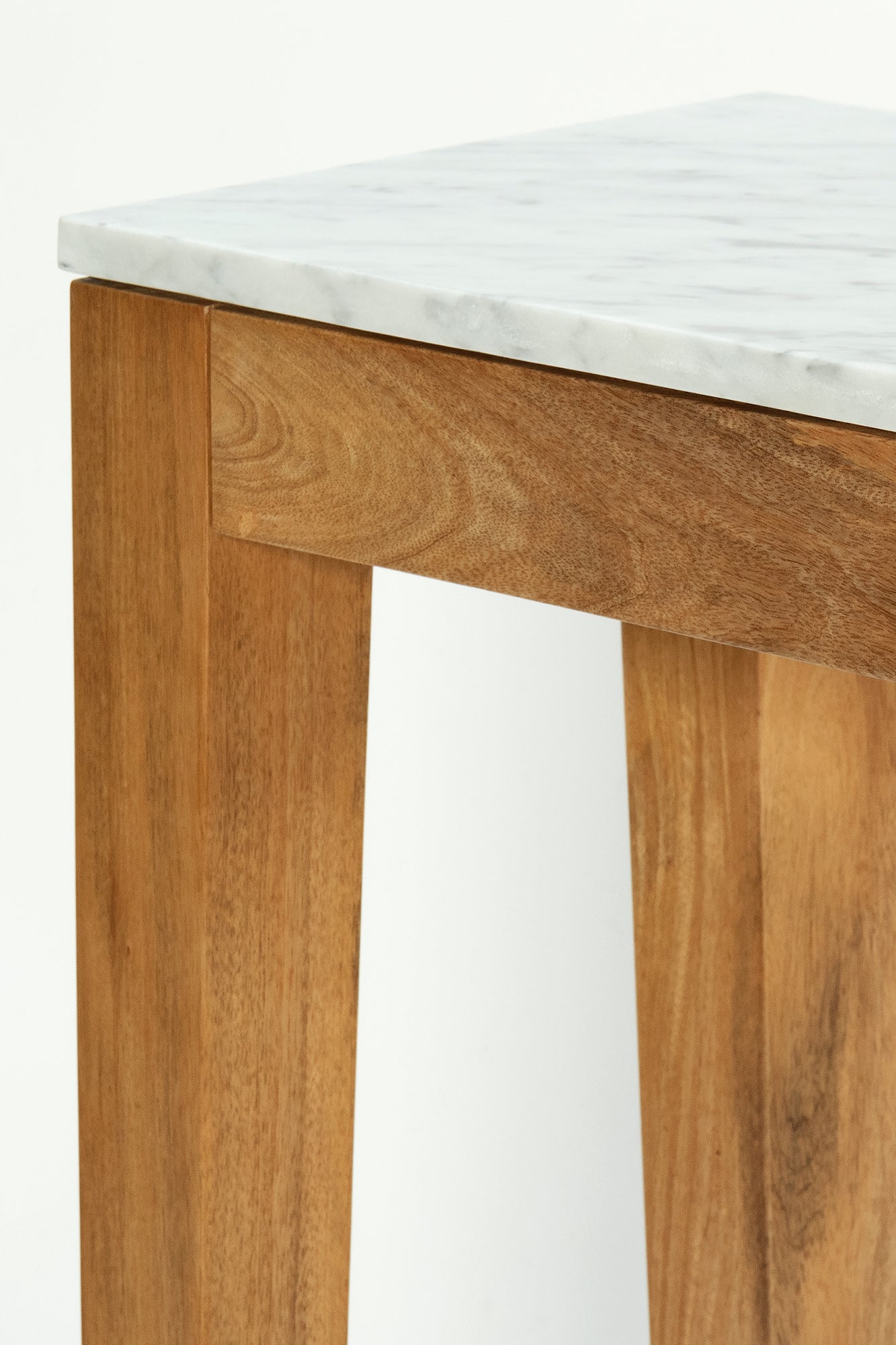 Buddha Console - Natural Sealed/White Marble
