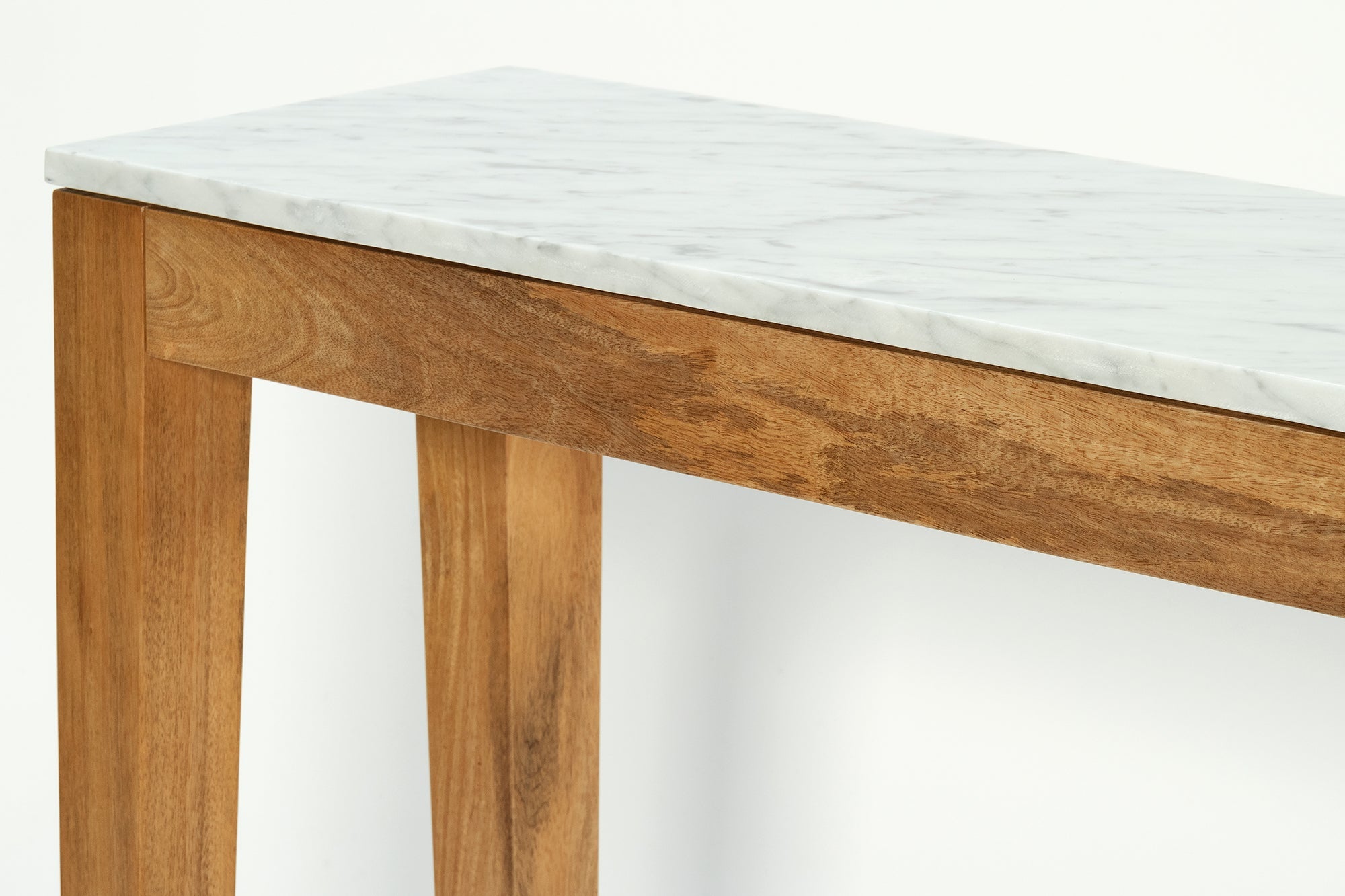 Buddha Console - Natural Sealed/White Marble