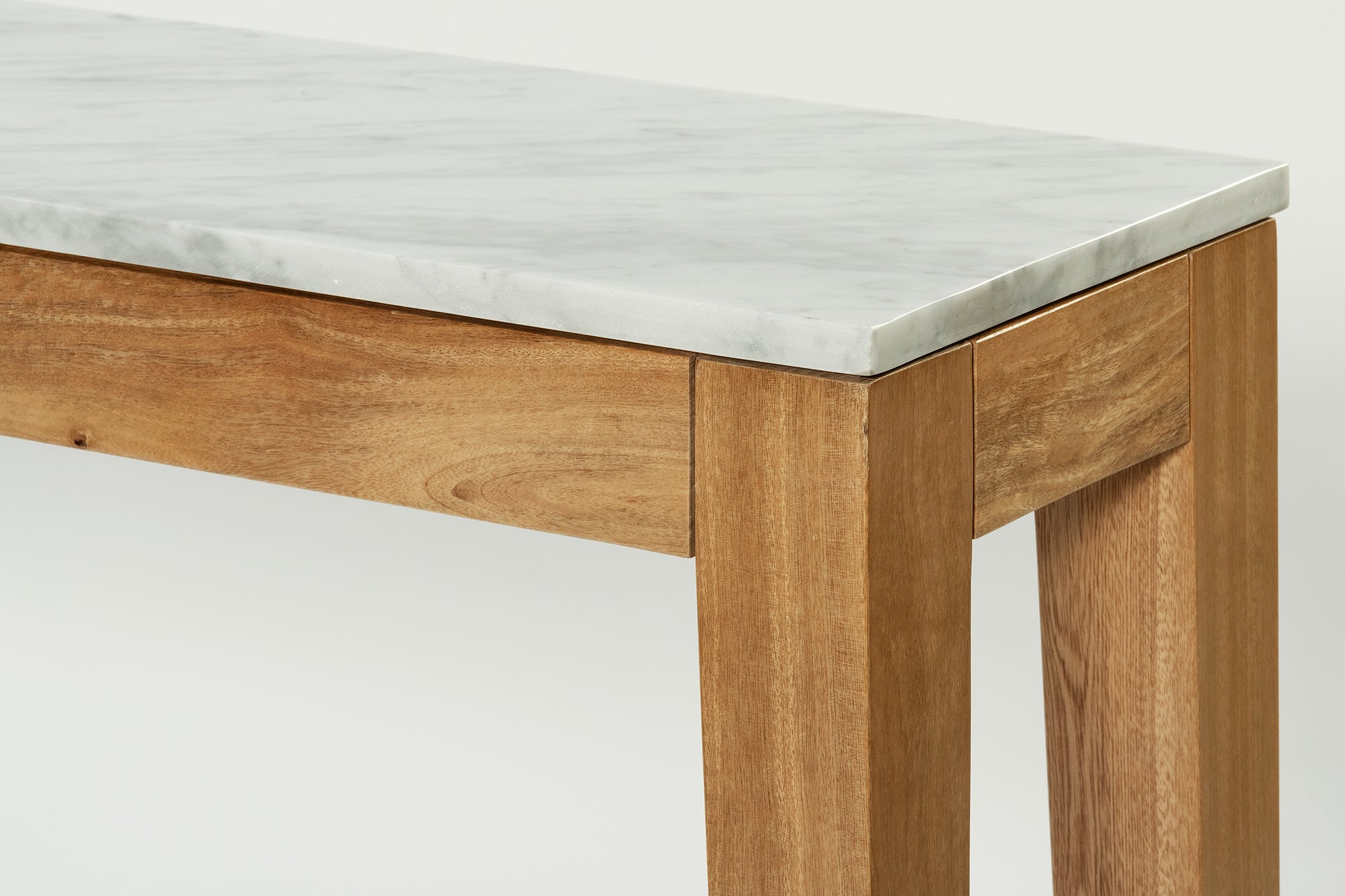 Buddha Console - Natural Sealed/White Marble