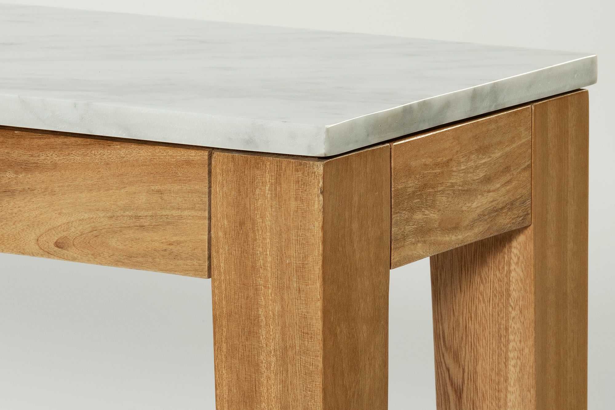 Buddha Console - Natural Sealed/White Marble