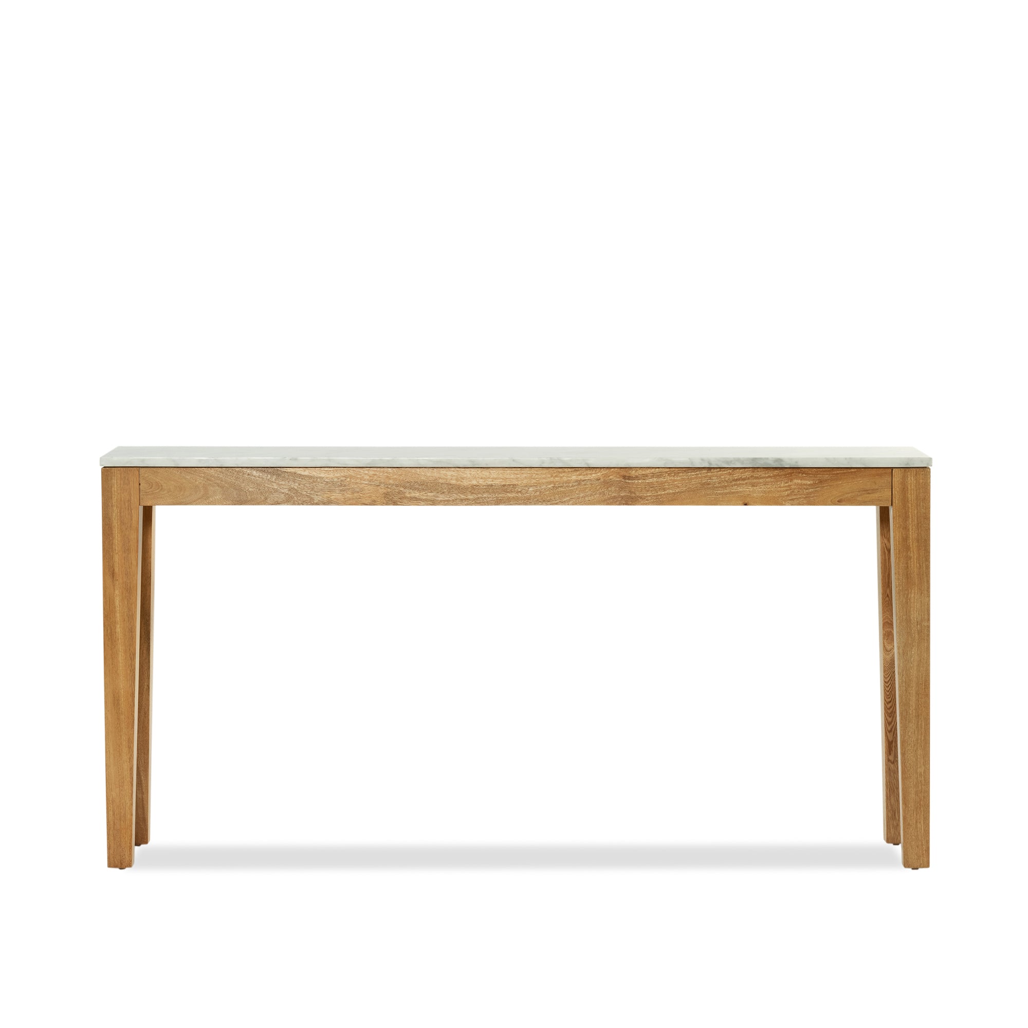 Buddha Console - Rustic Matte/White Marble