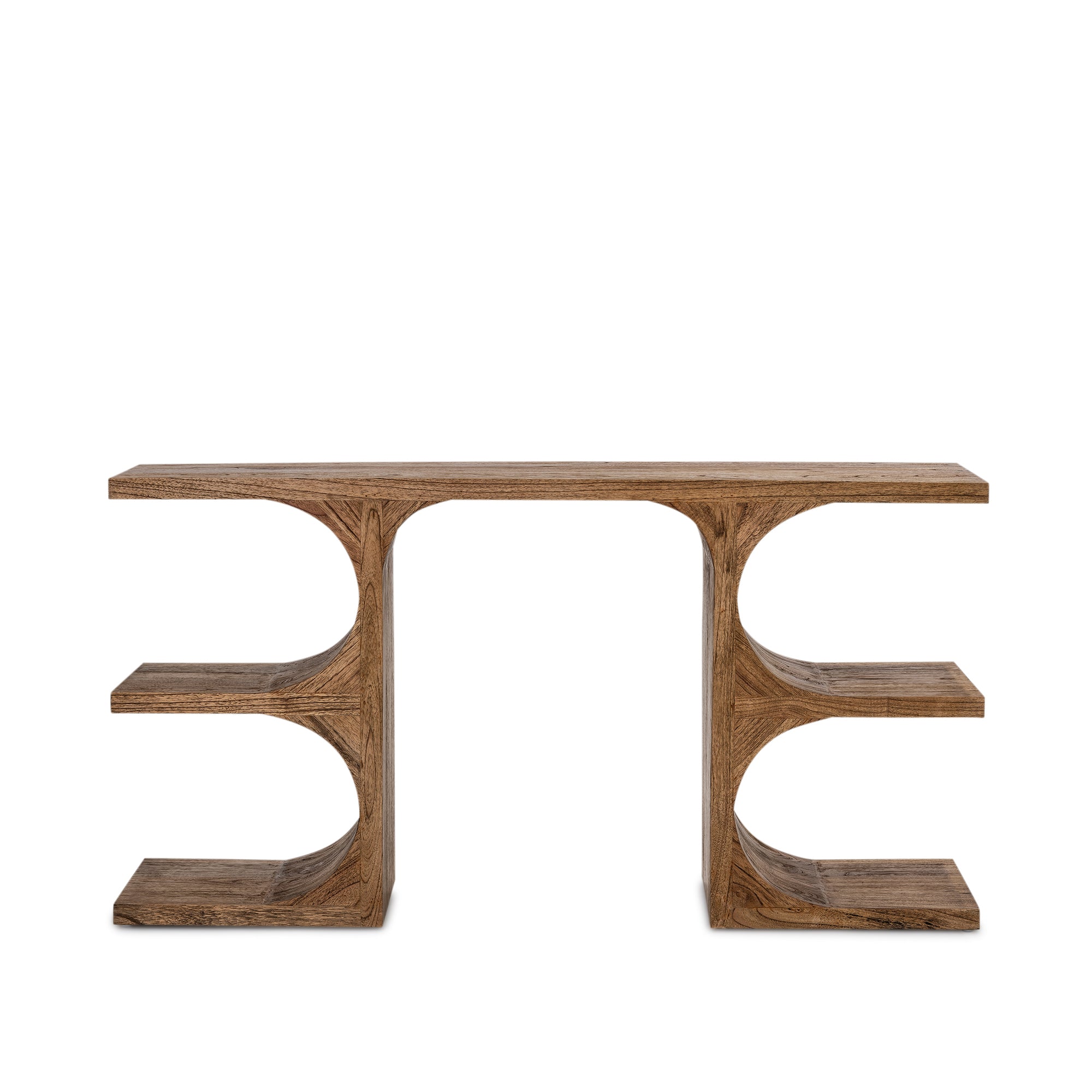 Elissa Shelving Console - Antique Mindi