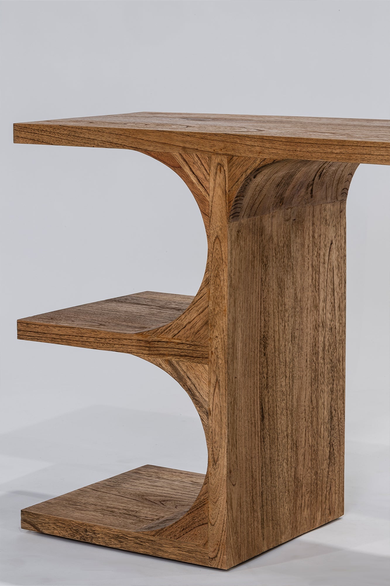 Elissa Shelving Console - Antique Mindi