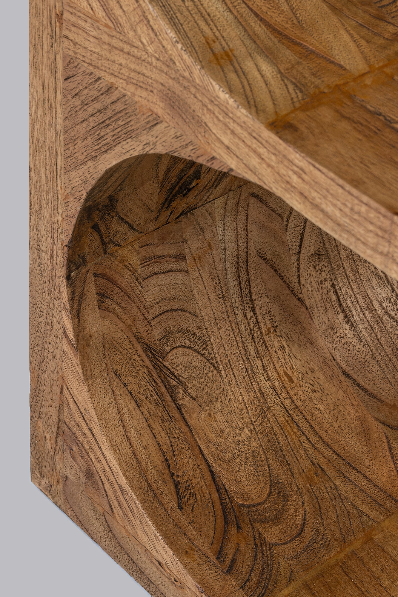 Elissa Shelving Console - Antique Mindi