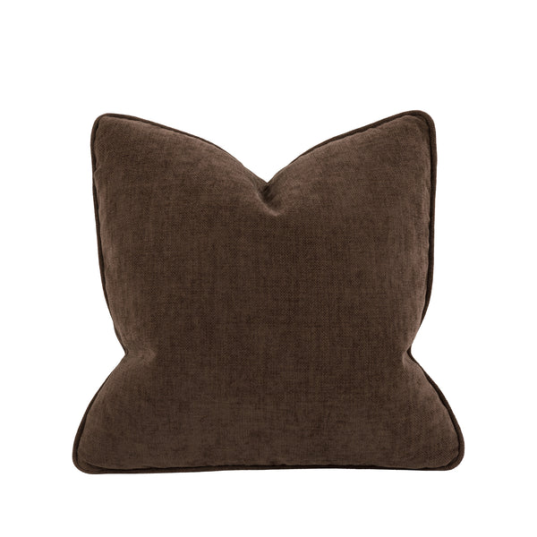 Empire Textured Velvet Cushion - Tawny