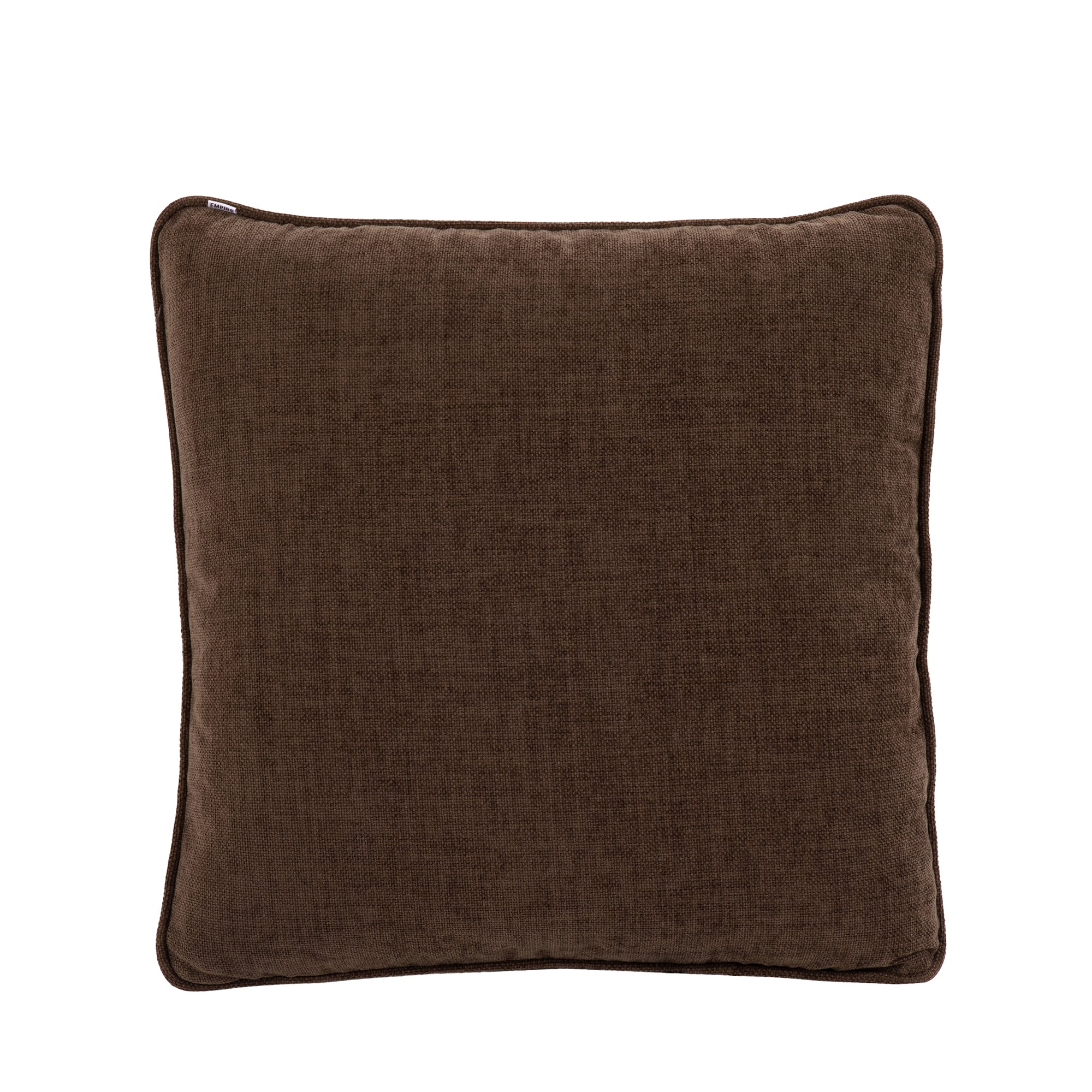 Empire Textured Velvet Cushion - Tawny