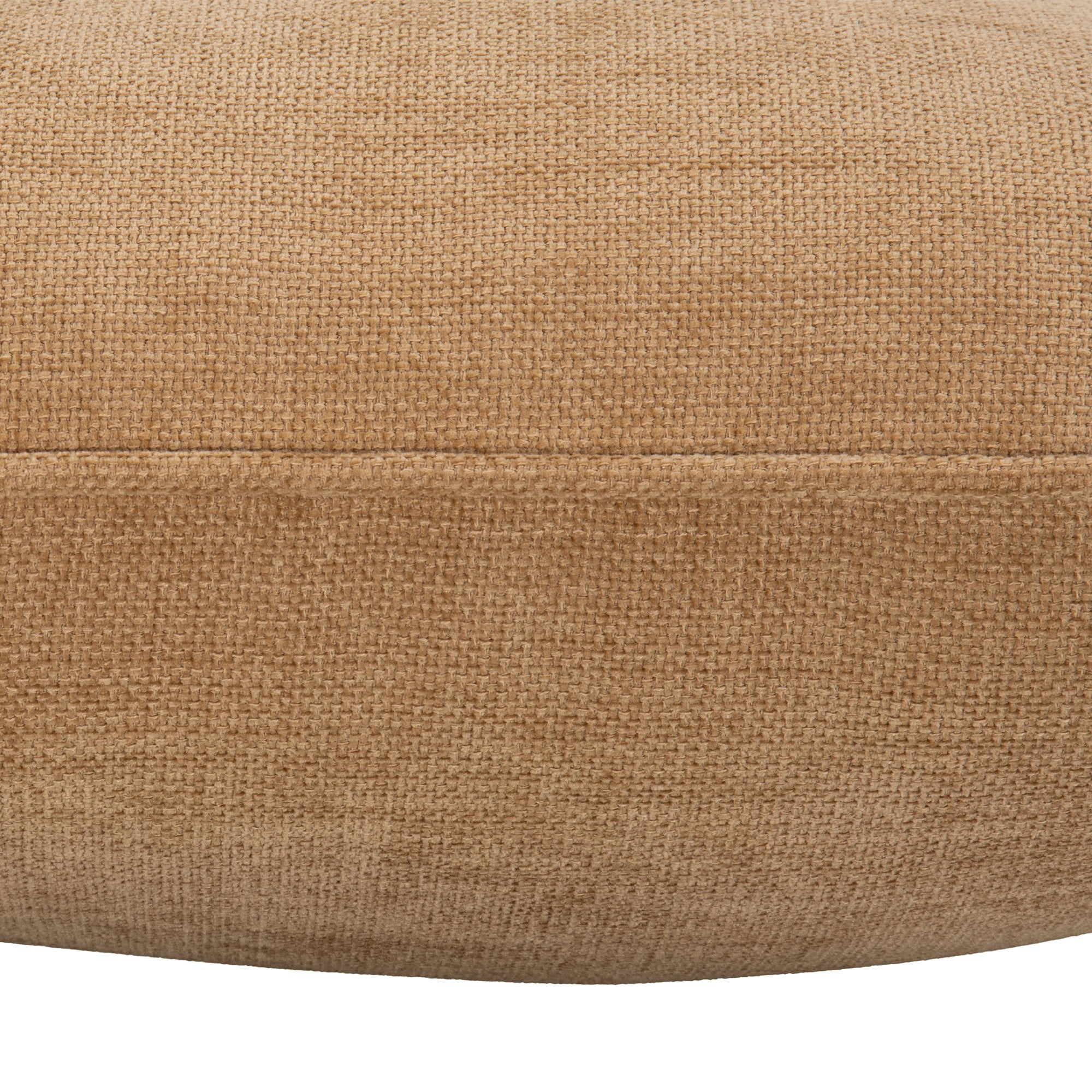 Empire Textured Velvet Cushion - Toffee