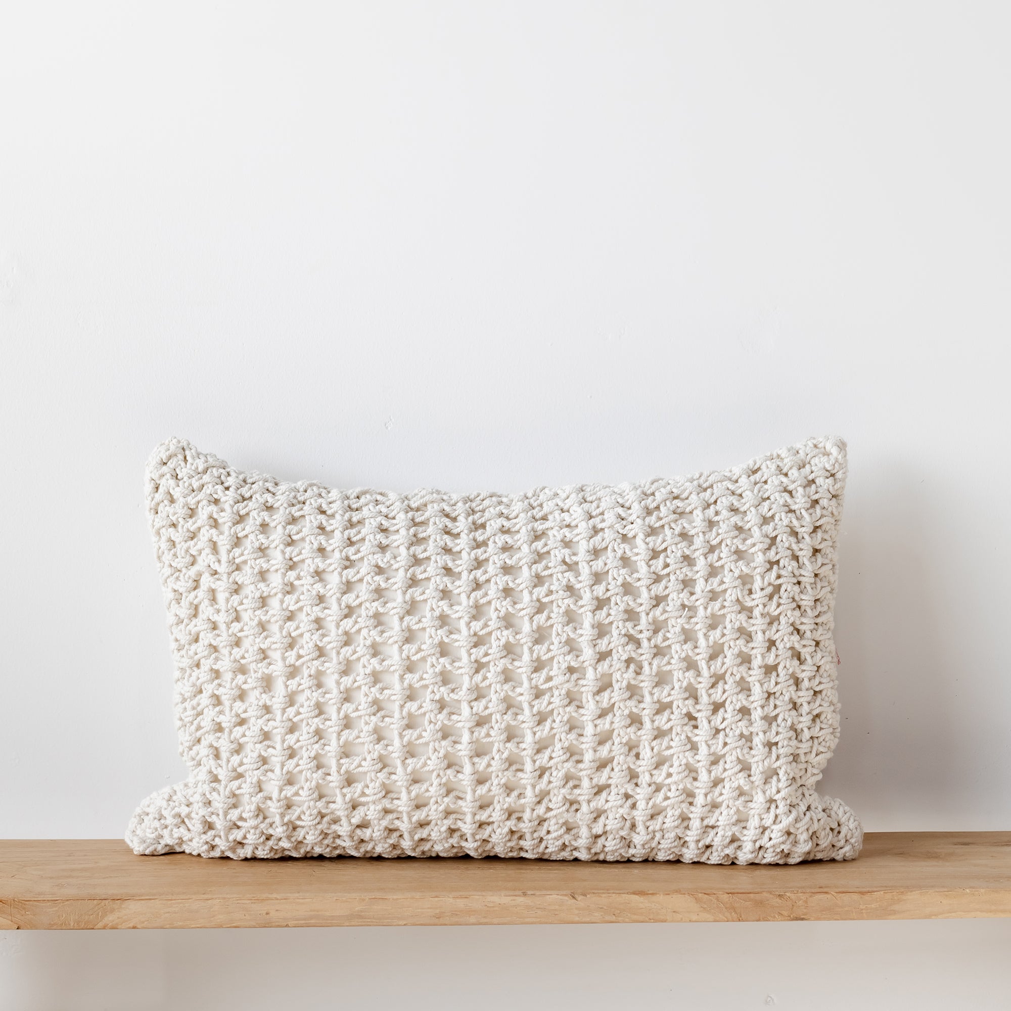 Giro Rope Cushion - Cream
