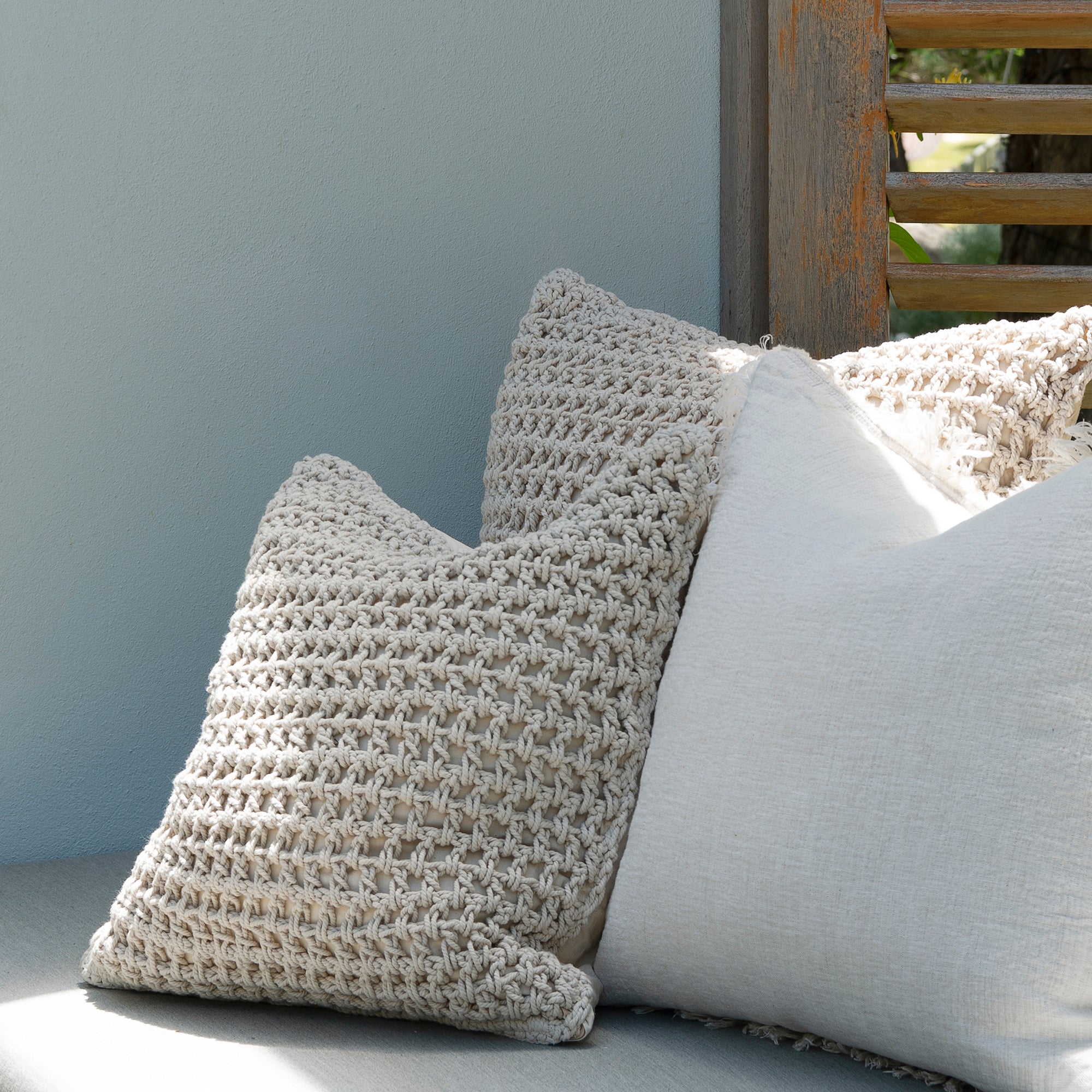 Giro Rope Cushion - Natural