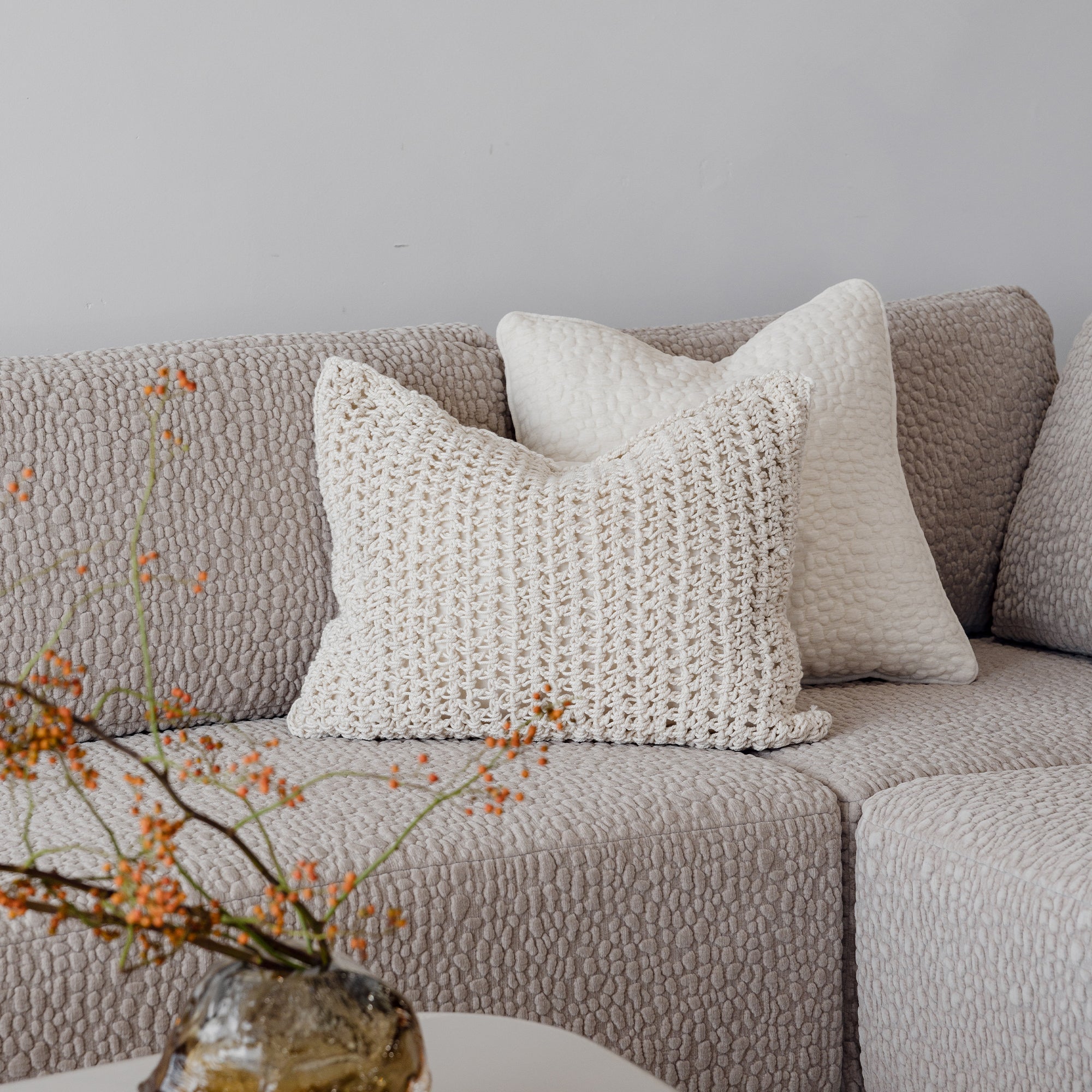 Giro Rope Cushion - Natural