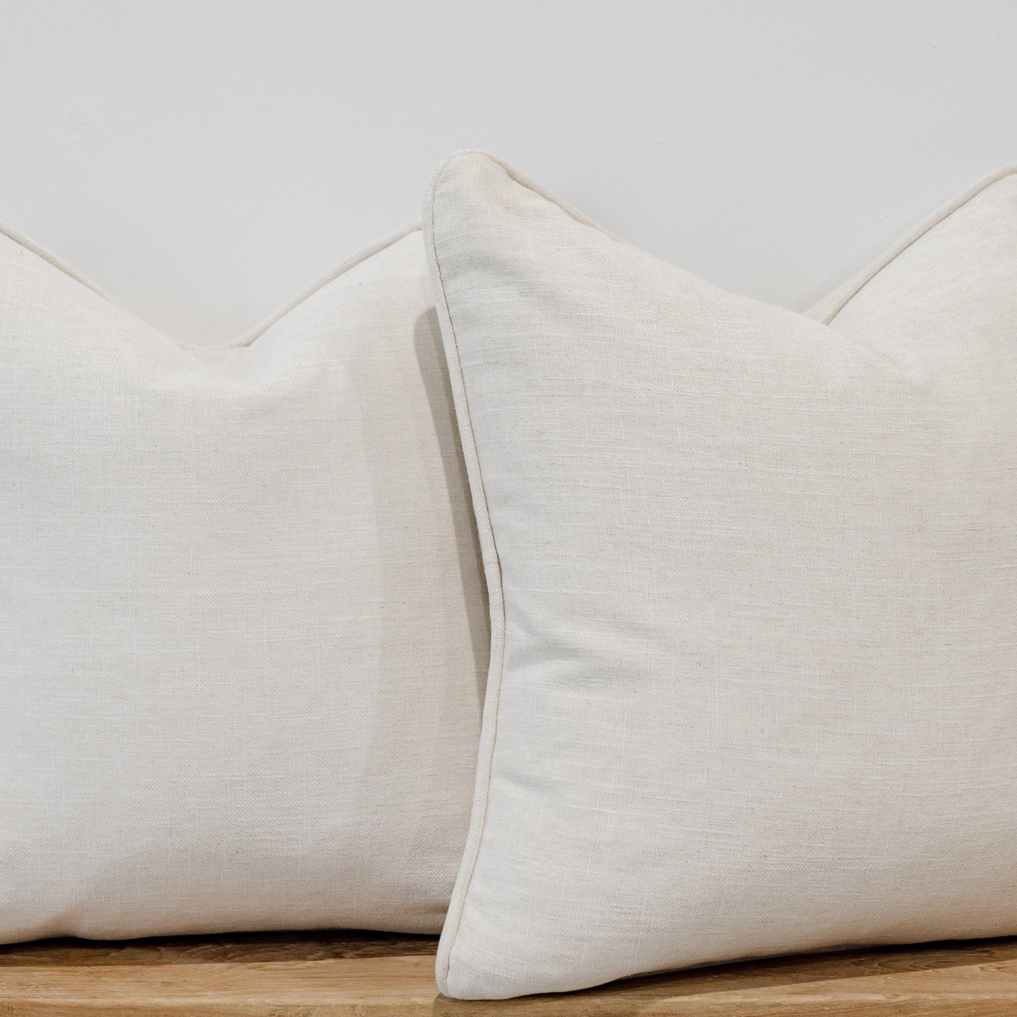 Empire Linen Cushion - Stoned Pearl