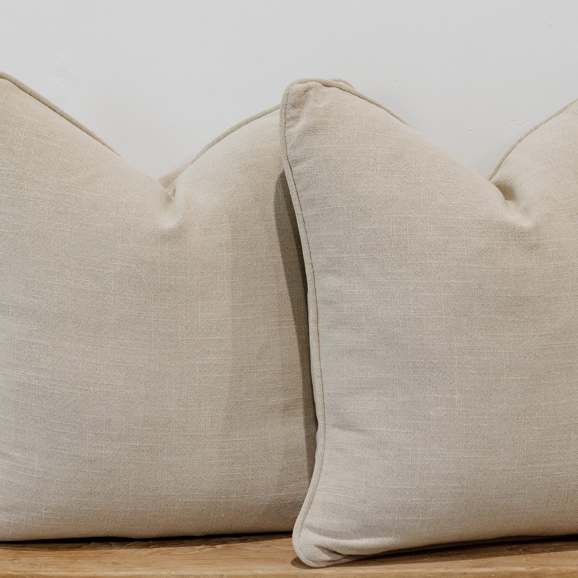 Empire Linen Cushion - Stoned Sand