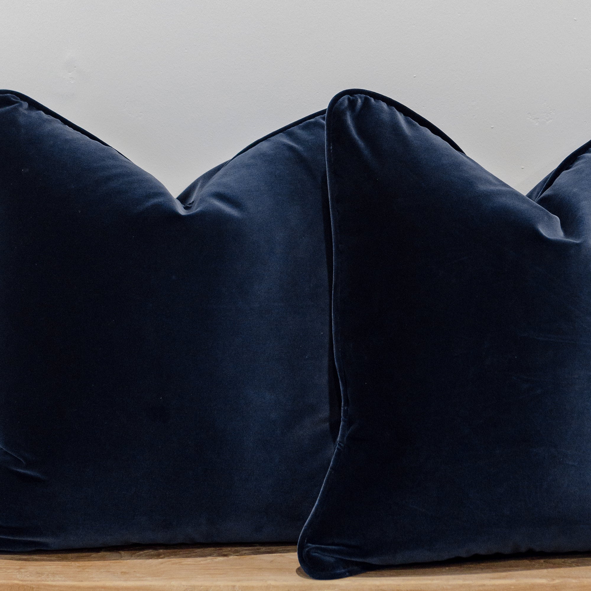 Empire Velvet Cushion - Navy