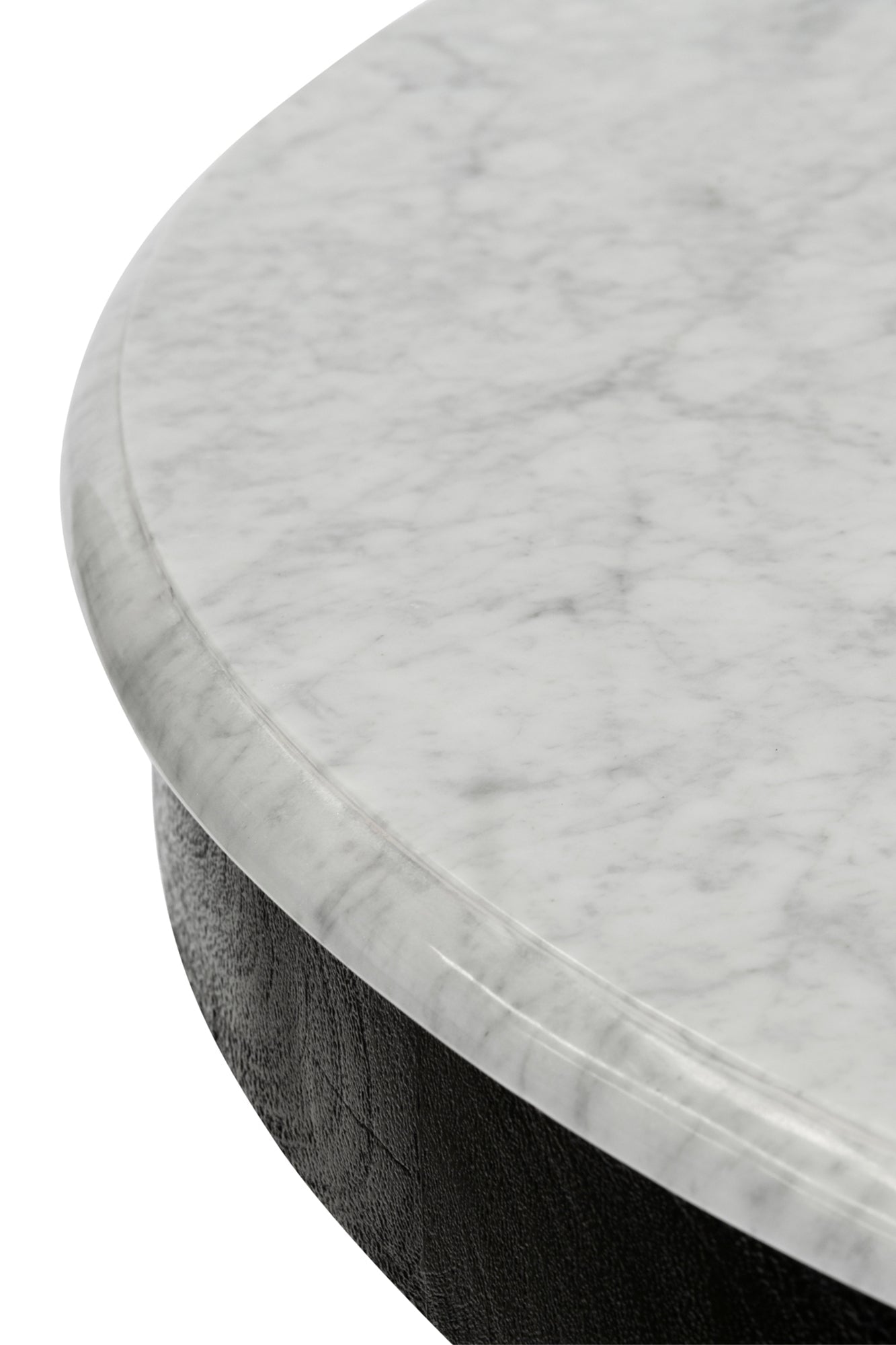 Crown Dining Table - Black/White Marble
