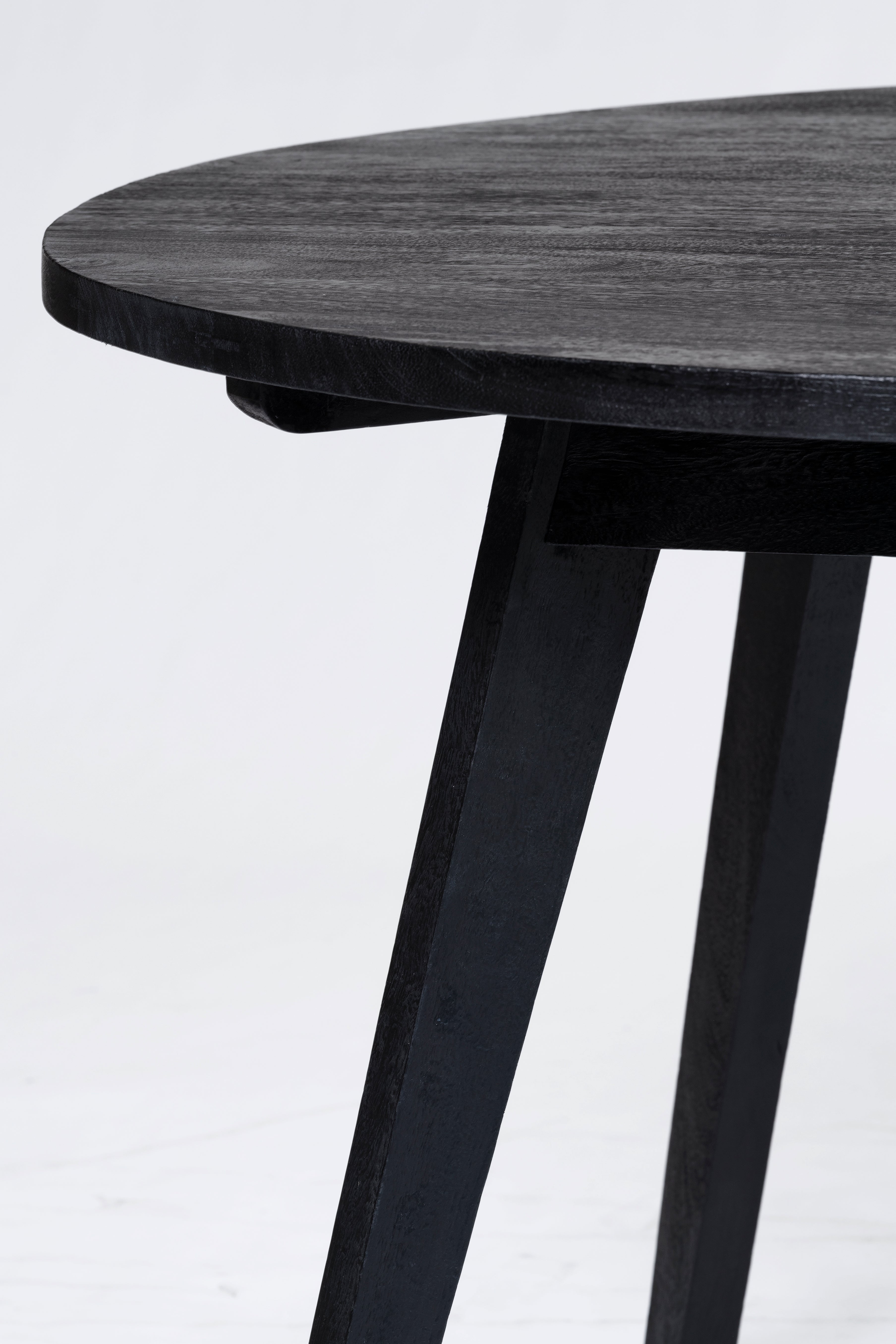 Giselle Round Dining Table - Black
