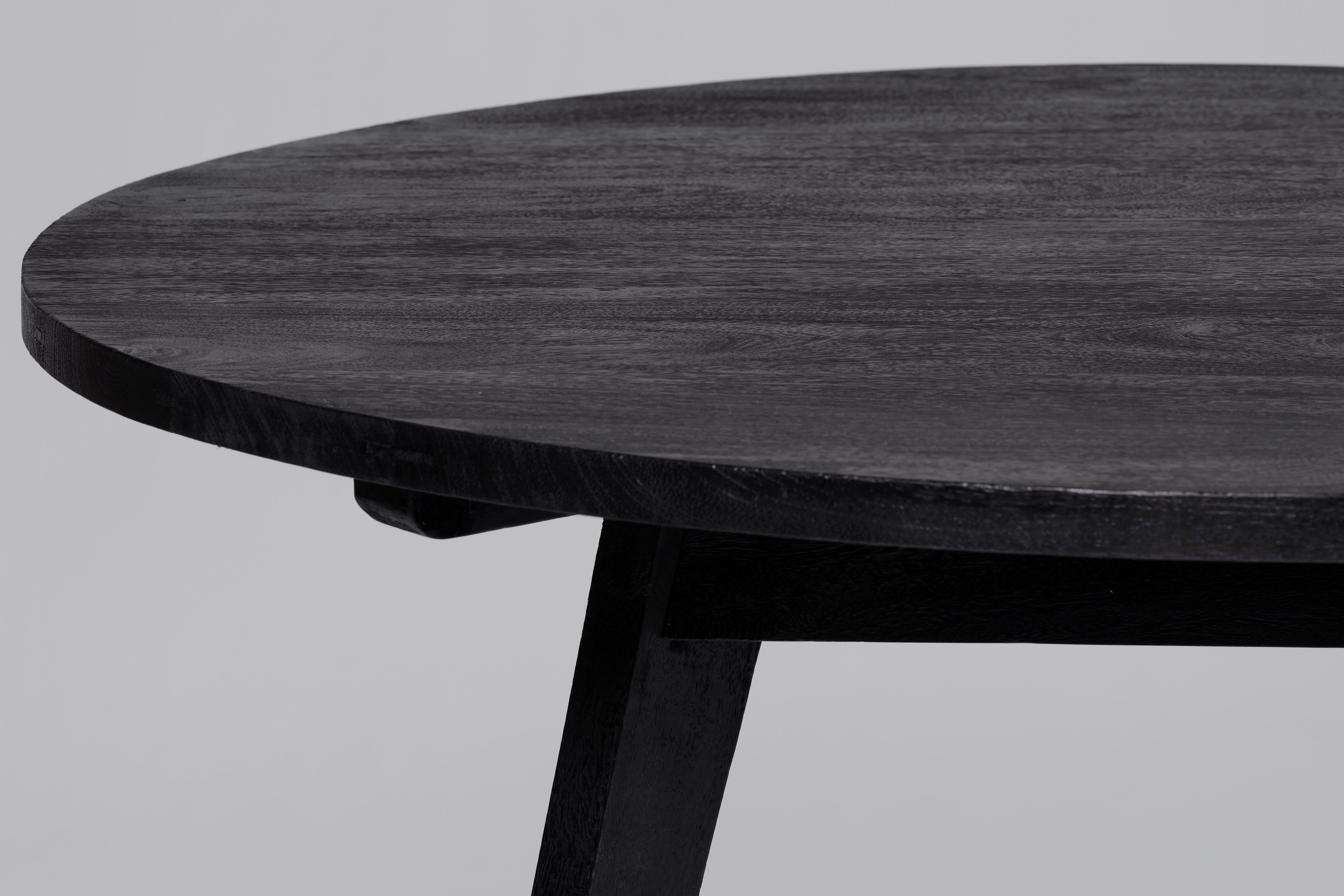 Giselle Round Dining Table - Black