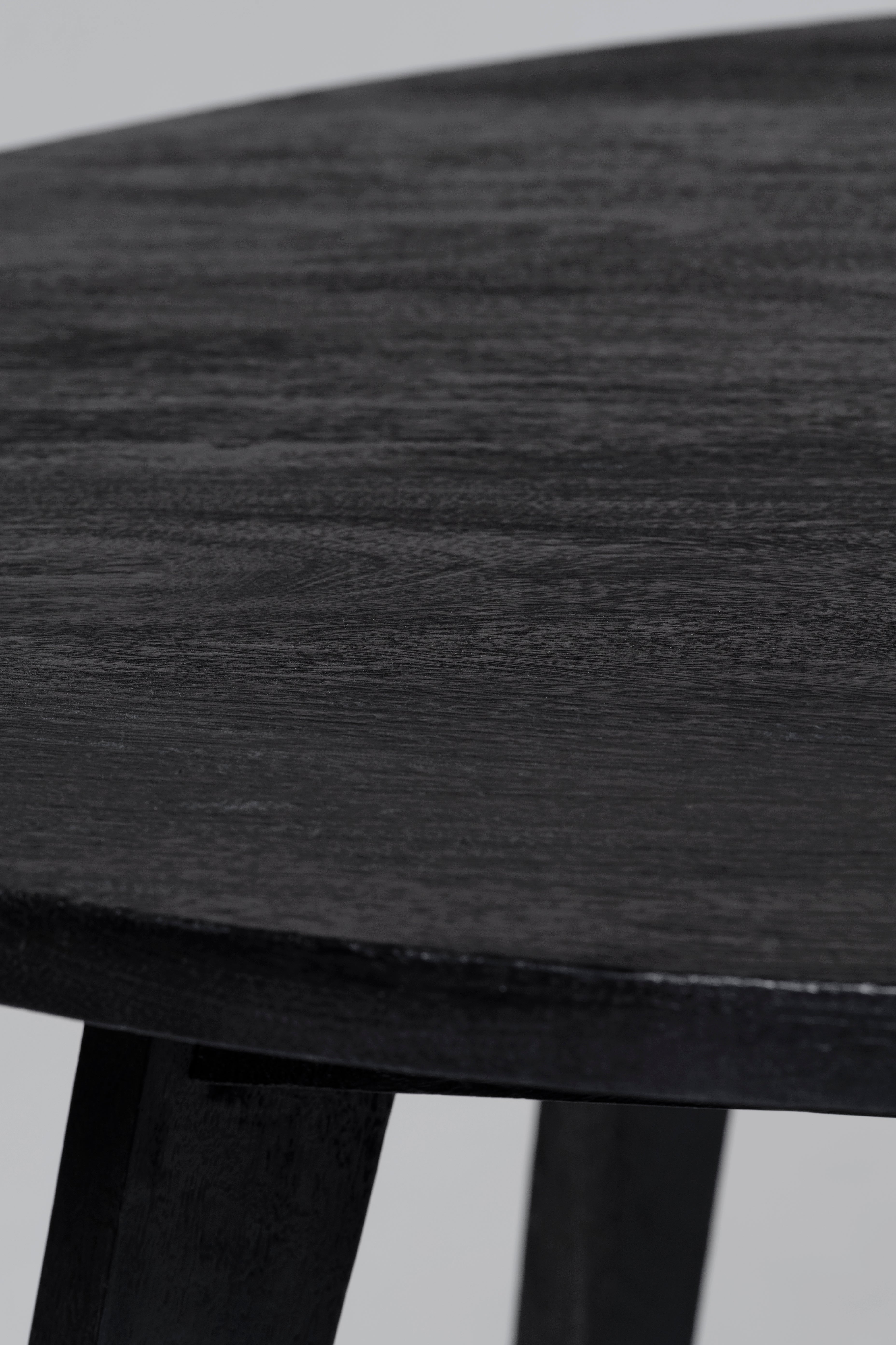 Giselle Round Dining Table - Black