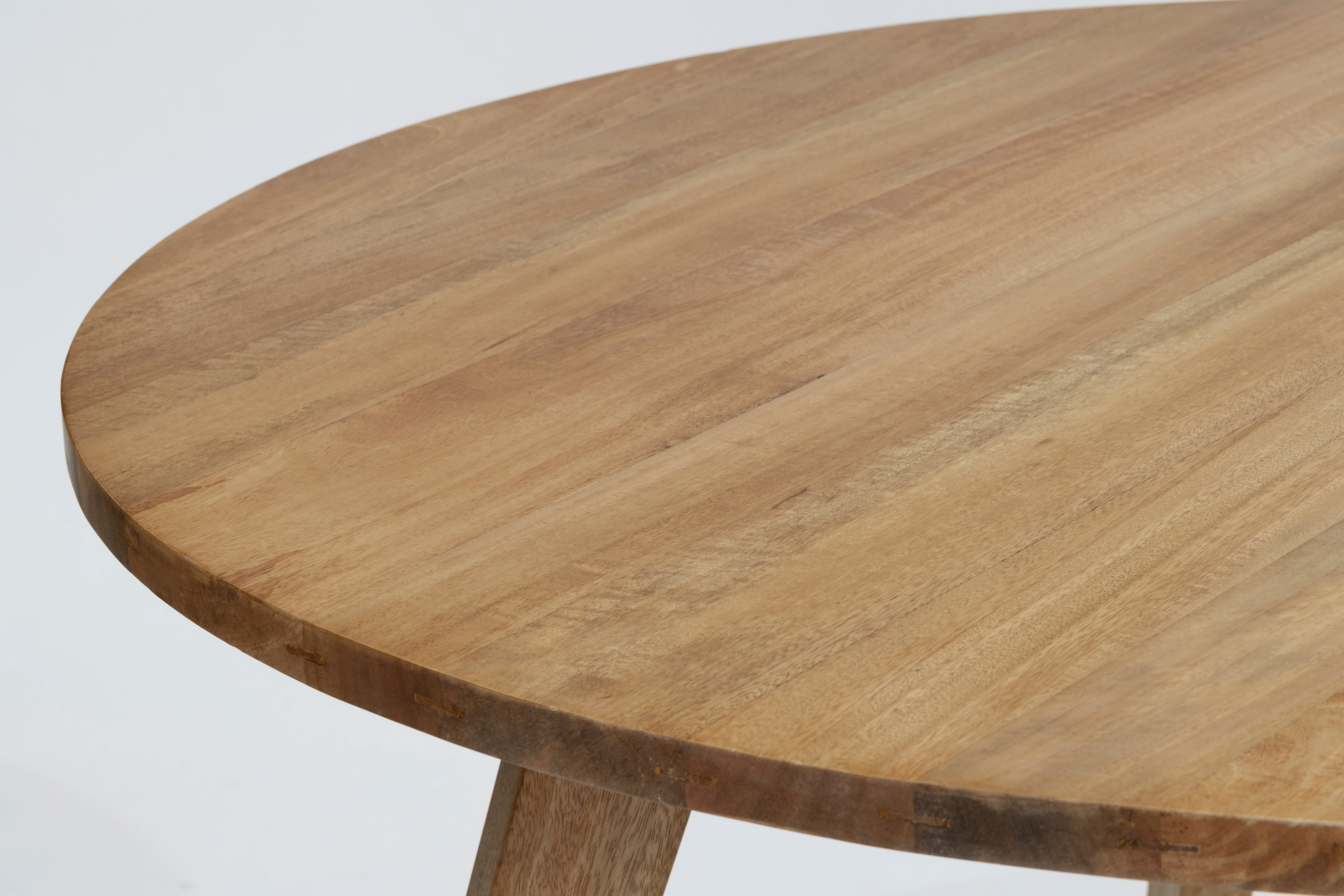 Giselle Round Dining Table - Natural Sealed