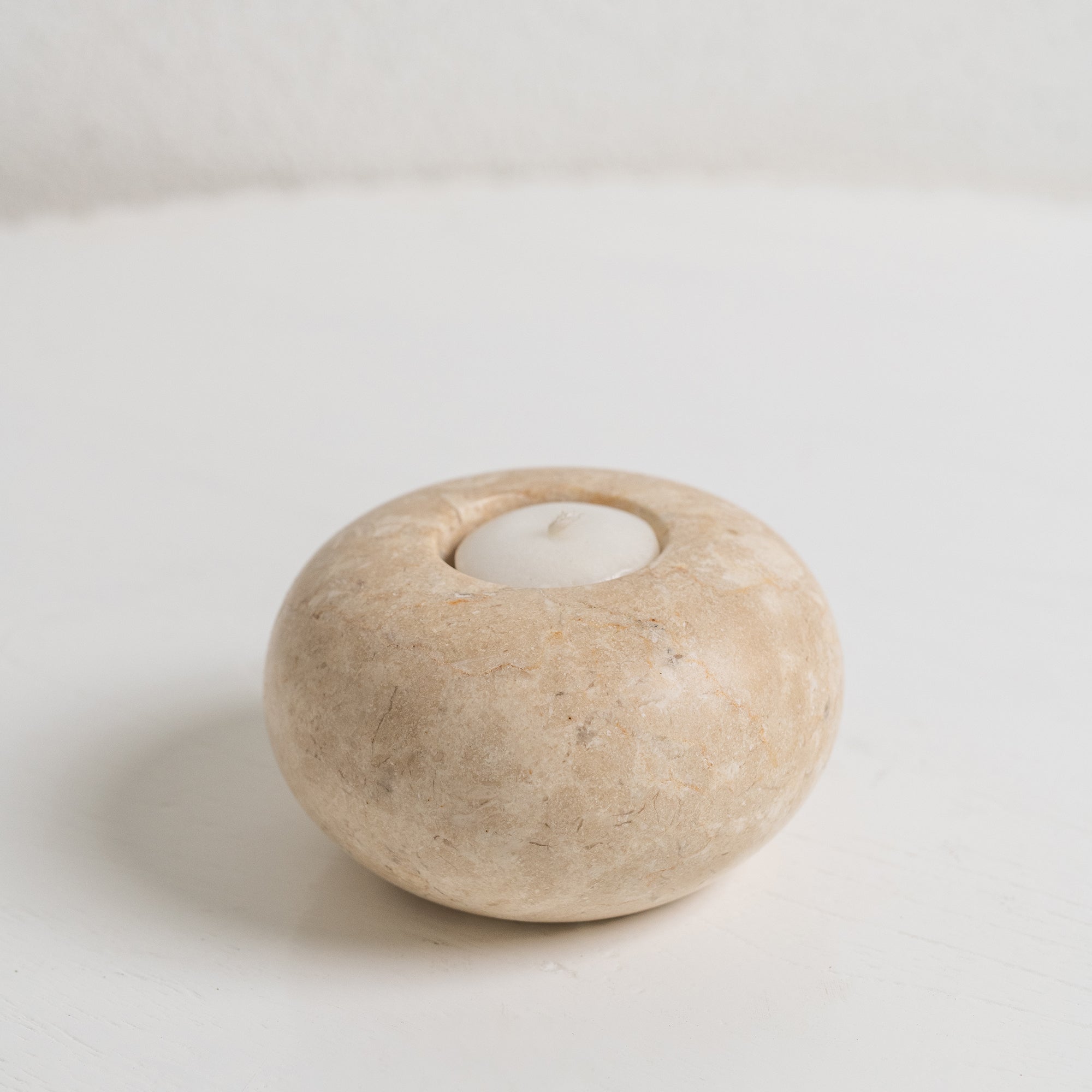 Doff Marble Donut Candle Holder