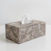 Doff Marble Tissue Box - Grey