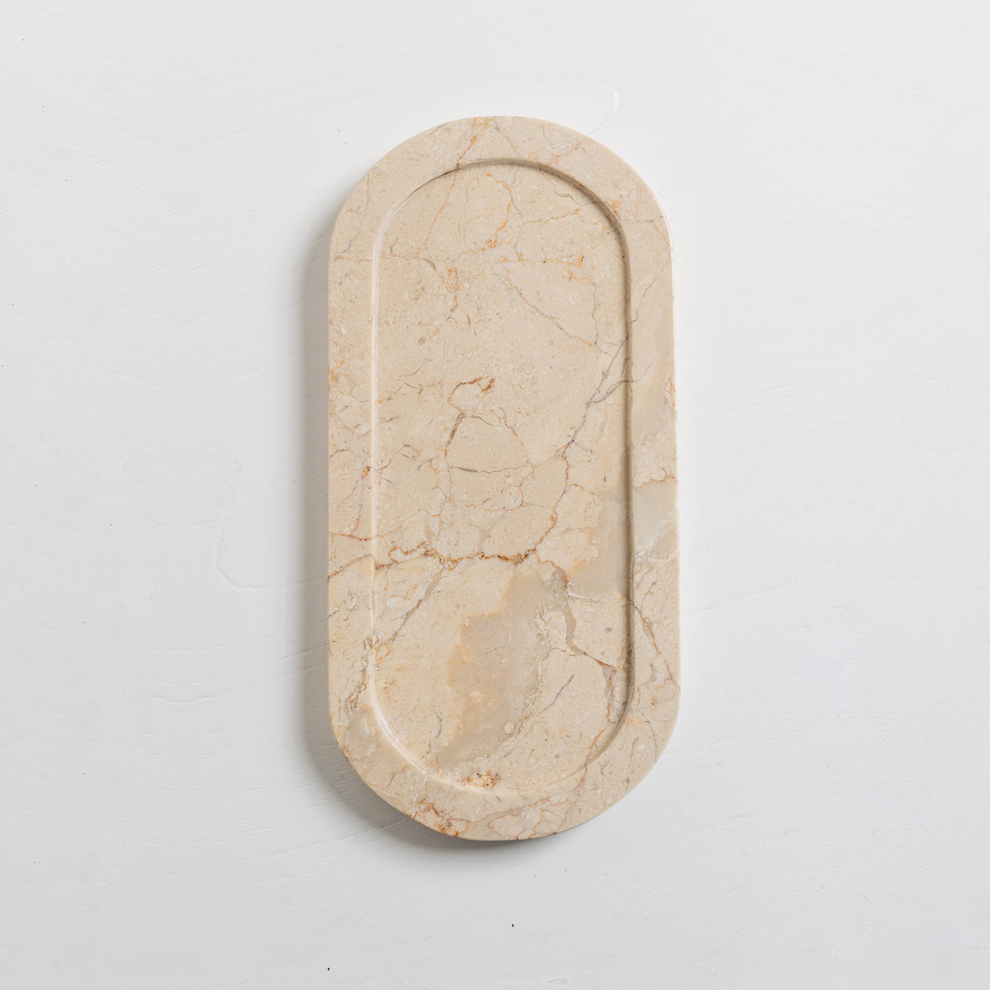 Doff Marble Oval Tray
