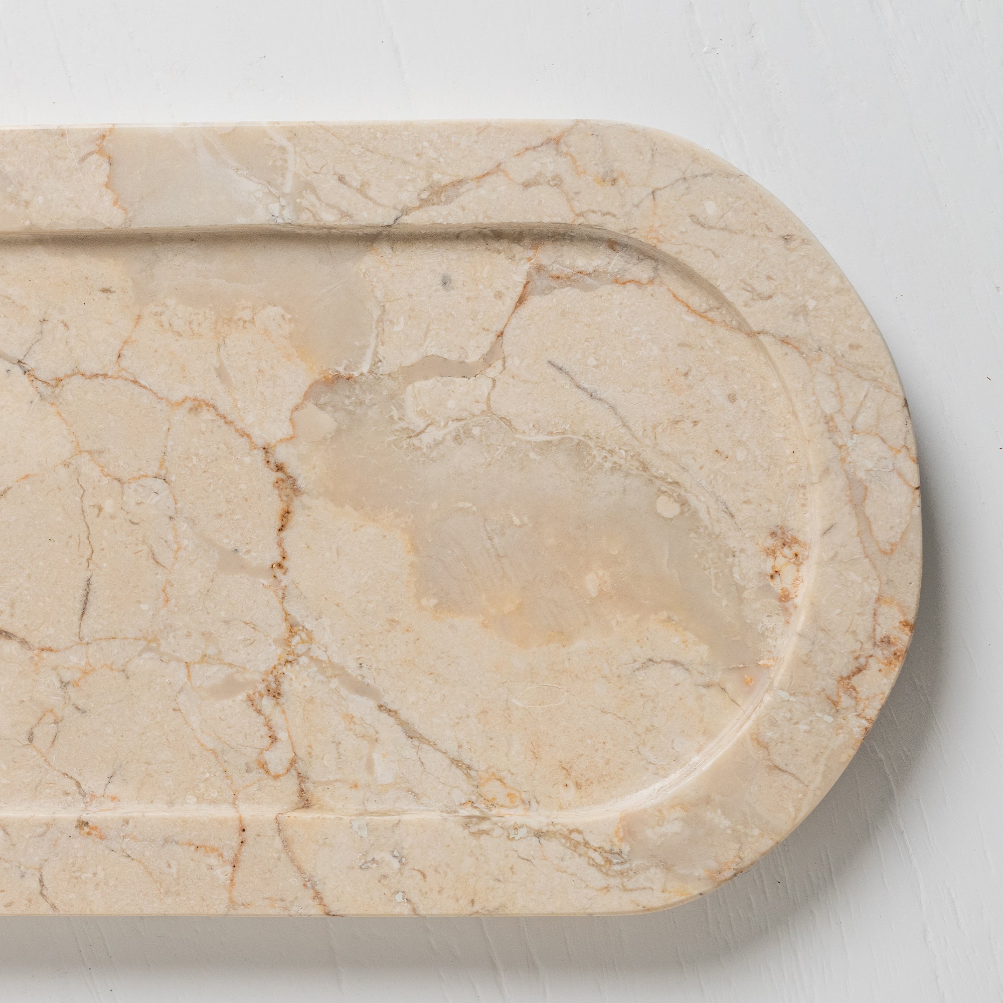 Doff Marble Oval Tray
