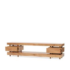 Floating Entertainment Unit - Natural Sealed