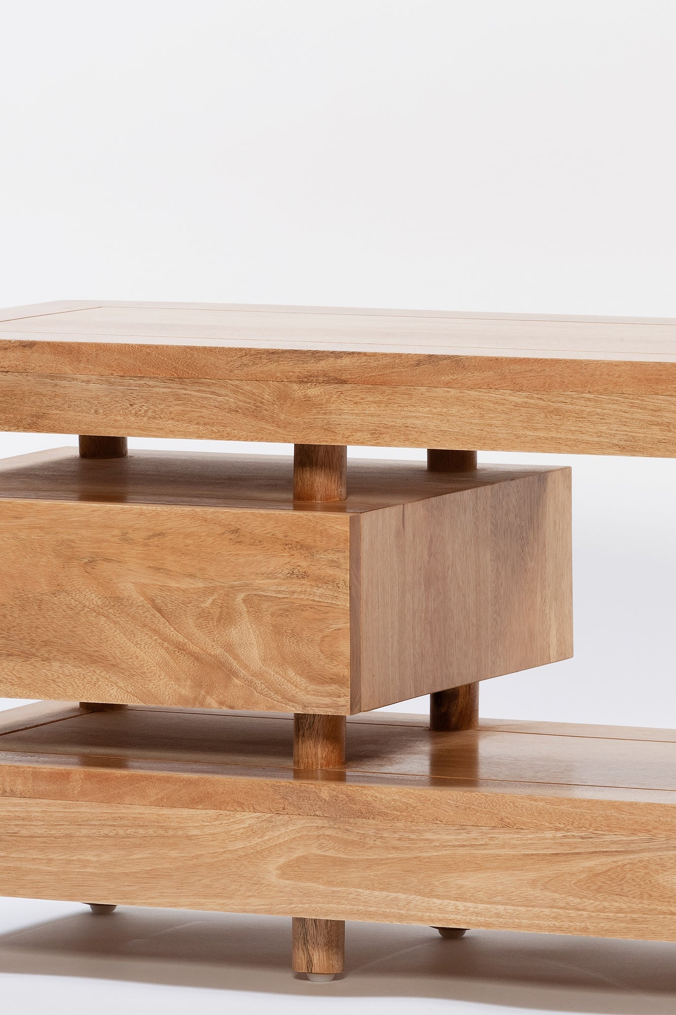 Floating Entertainment Unit - Natural Sealed