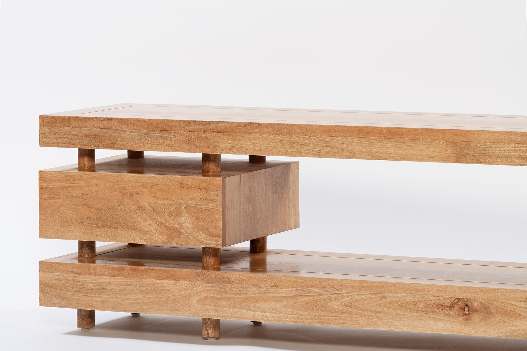 Floating Entertainment Unit - Natural Sealed