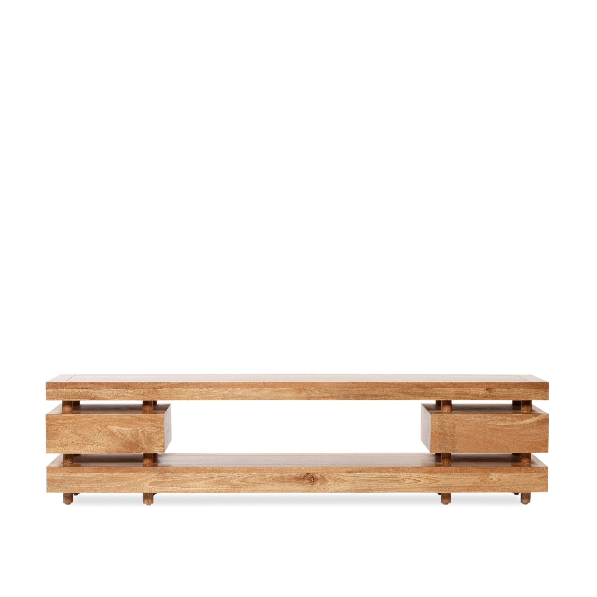 Floating Entertainment Unit - Natural Sealed