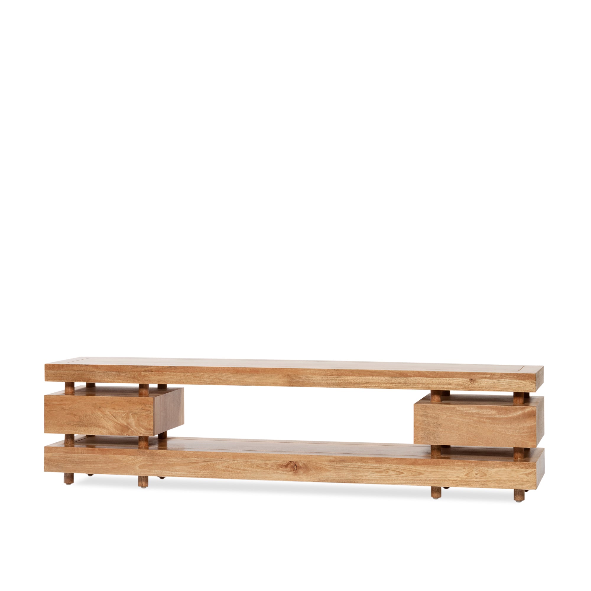 Floating Entertainment Unit - Natural Sealed