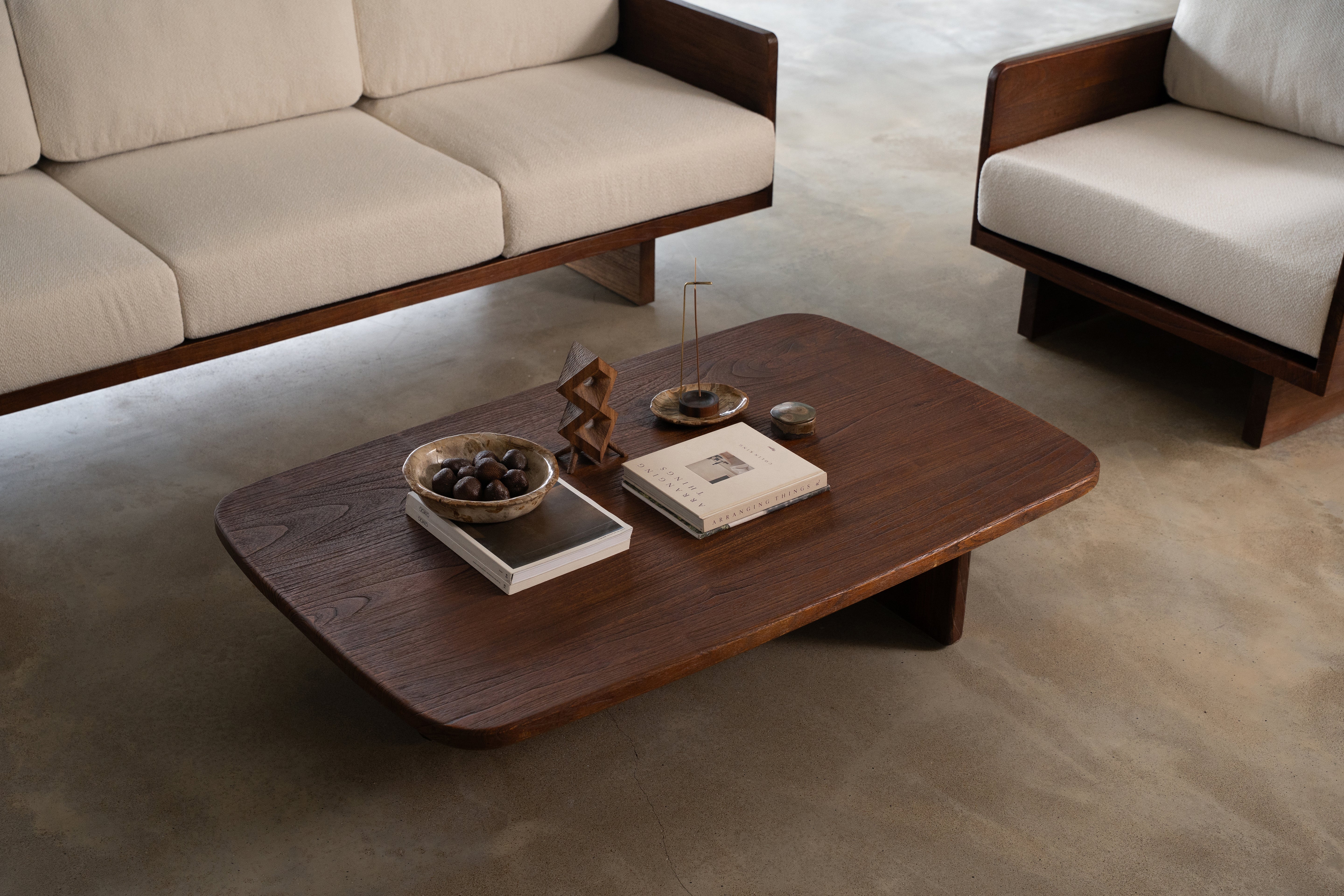 Enzo Coffee Table - Rustic Walnut