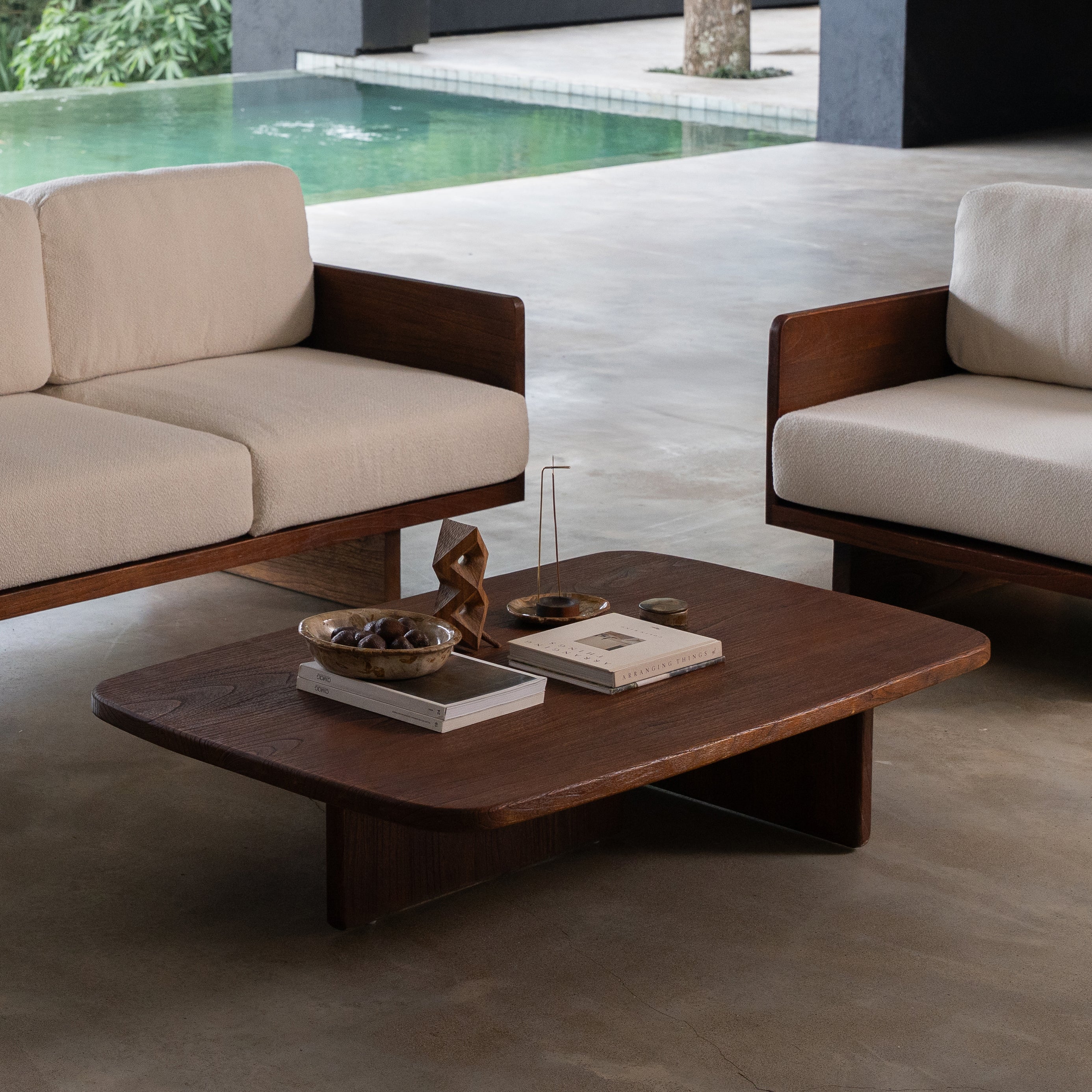 Enzo Coffee Table - Rustic Walnut