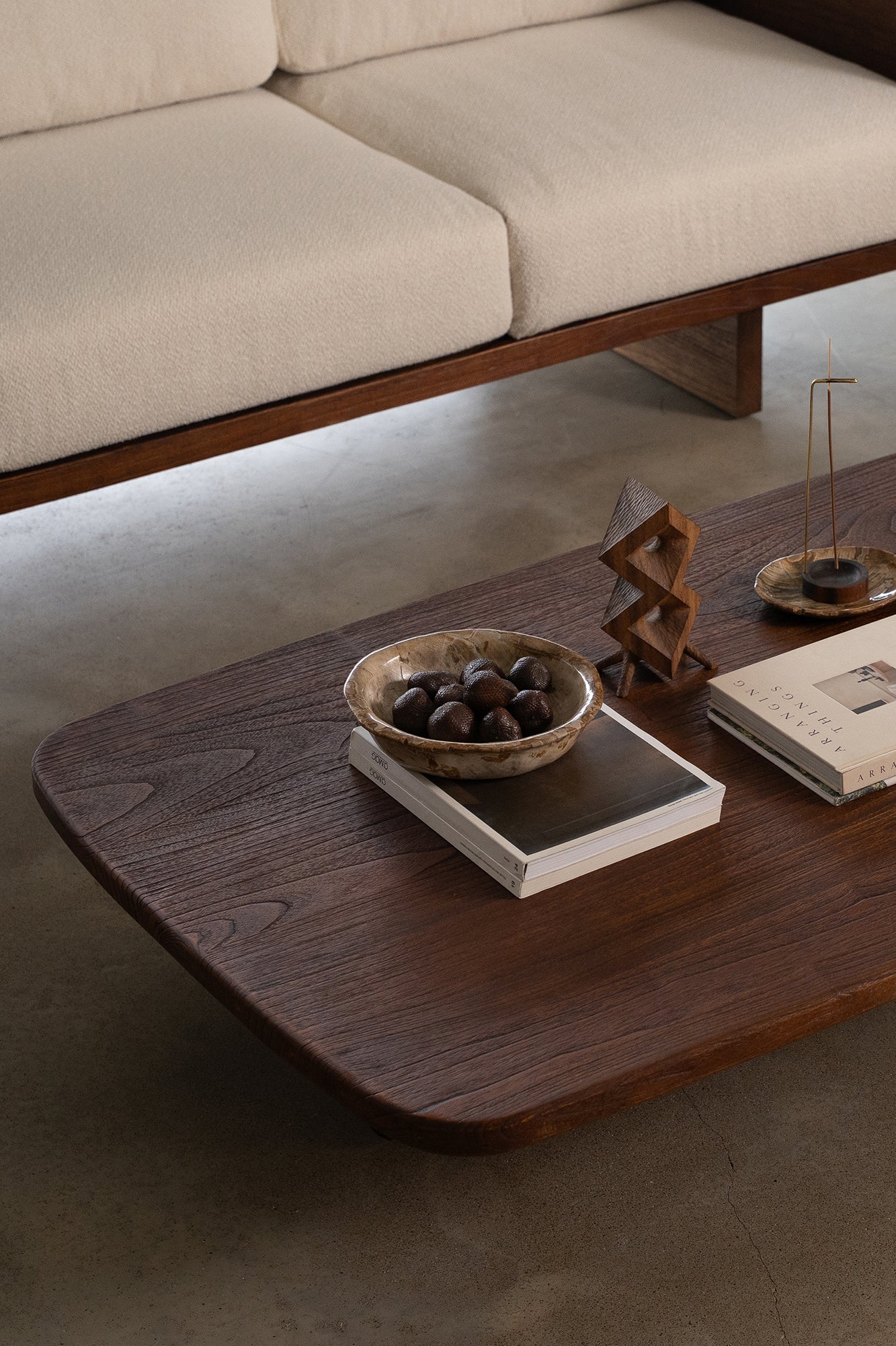 Enzo Coffee Table - Rustic Walnut