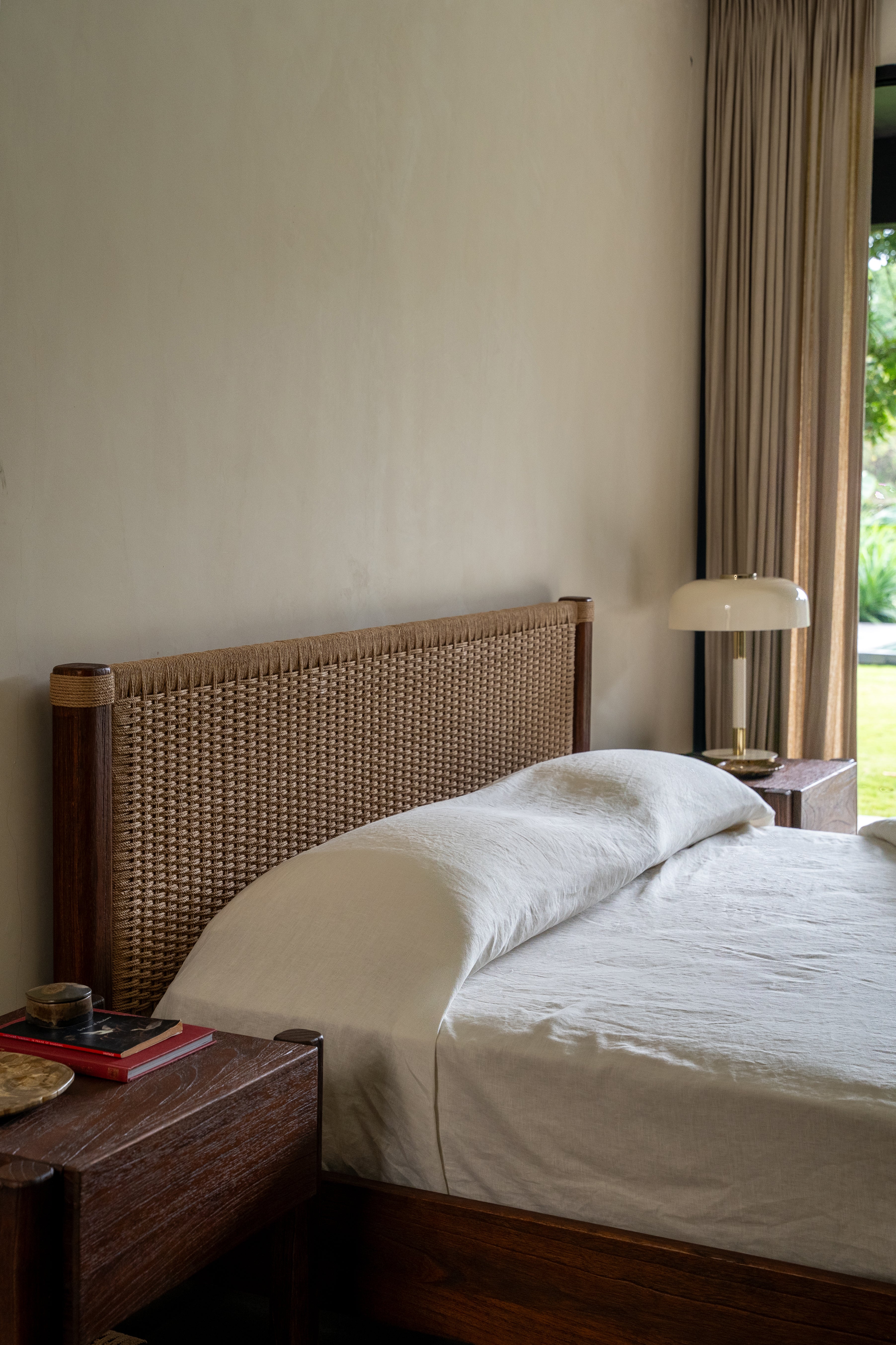 Holly Bed - Rustic Walnut